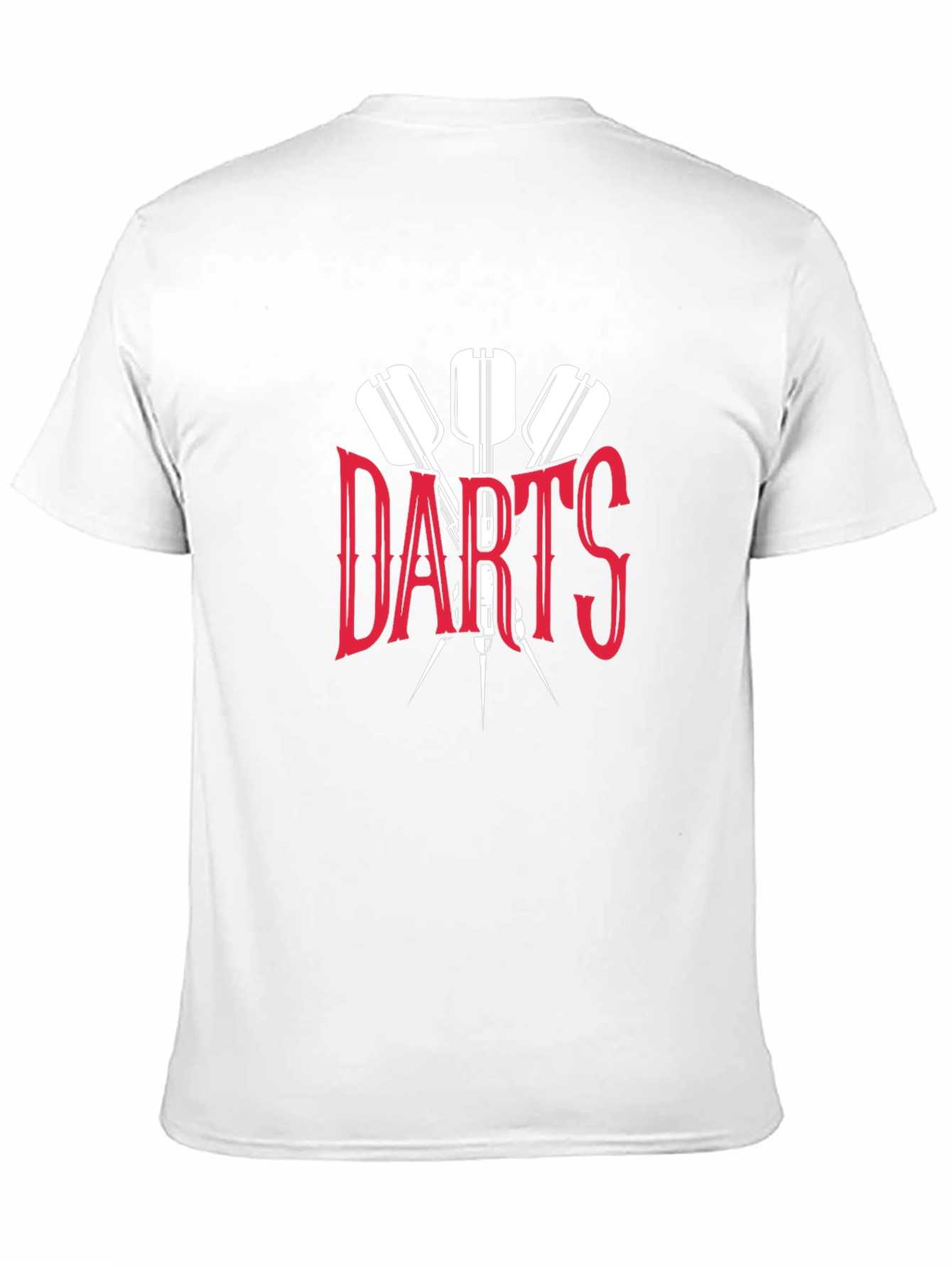 Black Darts Graphic T-Shirt - Black Casual Tee for Dart Players view 11