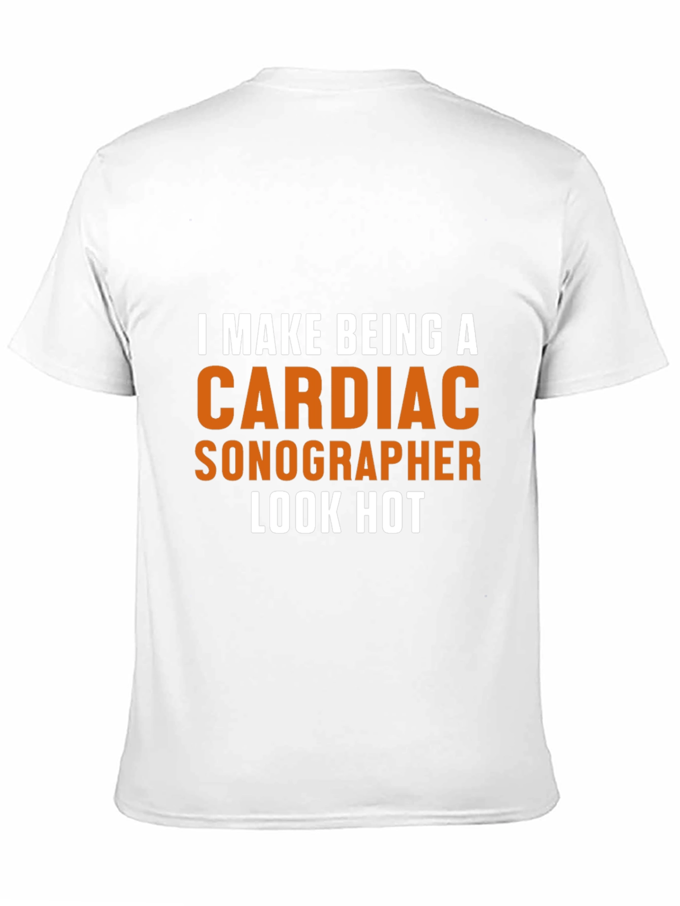 Black Cardiac Sonographer Tee - Makes Being One Look HOT! view 11