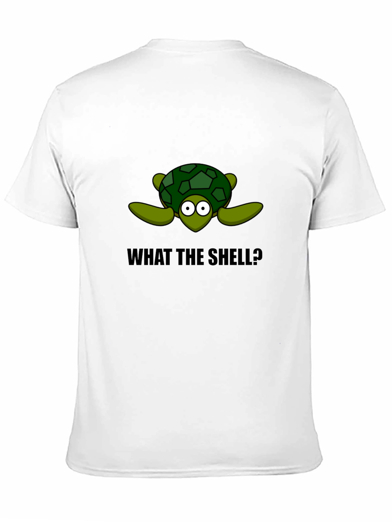Black What the Shell? Turtle Graphic T-Shirt view 11