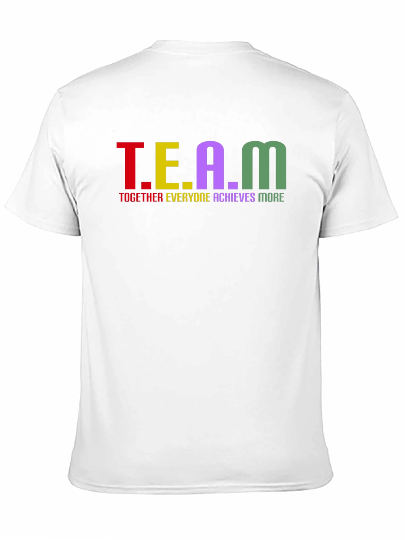 Black TEAM - Together Everyone Achieves More - T-Shirt view 11