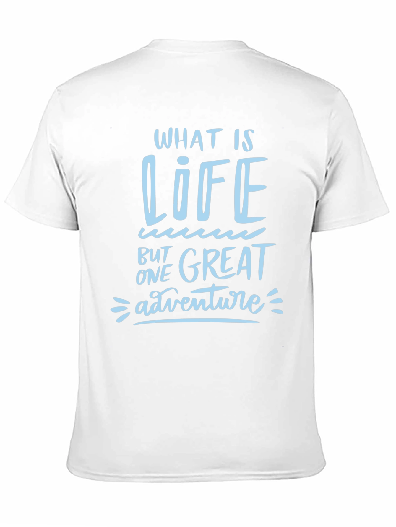 Black Life is One Great Adventure Black Graphic Tee view 11