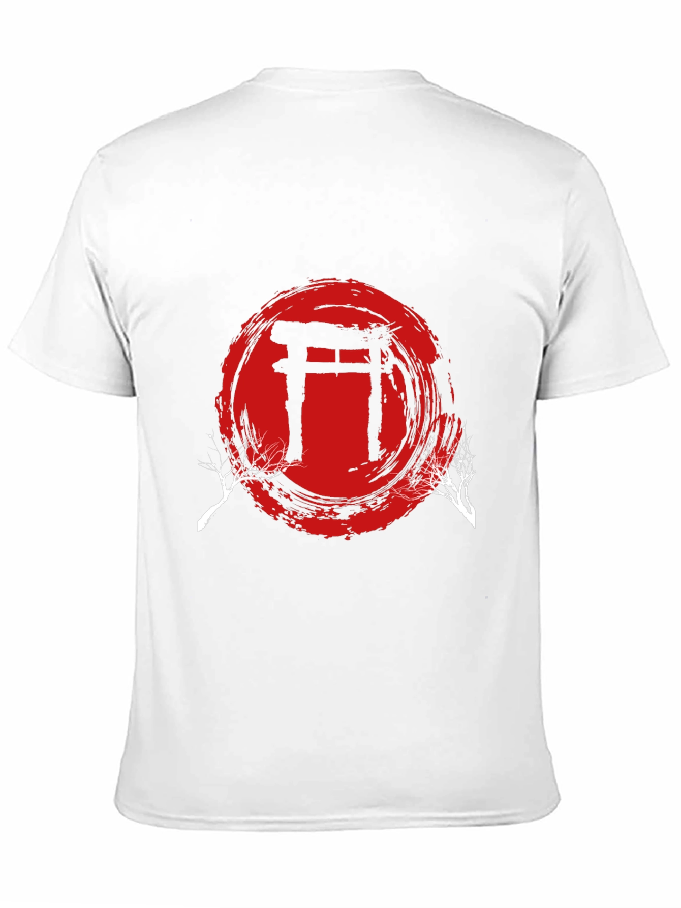 Black Japanese Torii Gate T-Shirt view 11