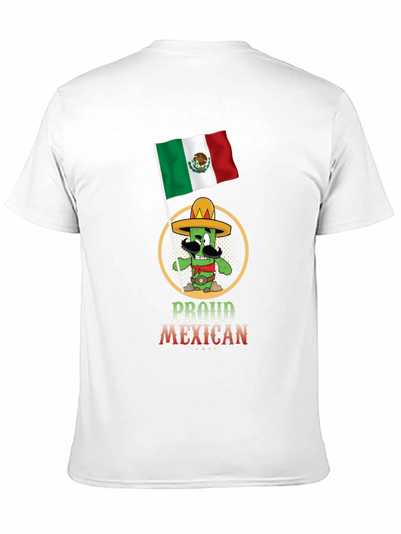 Black Proud Mexican T-Shirt - Cactus Graphic Tee view 11