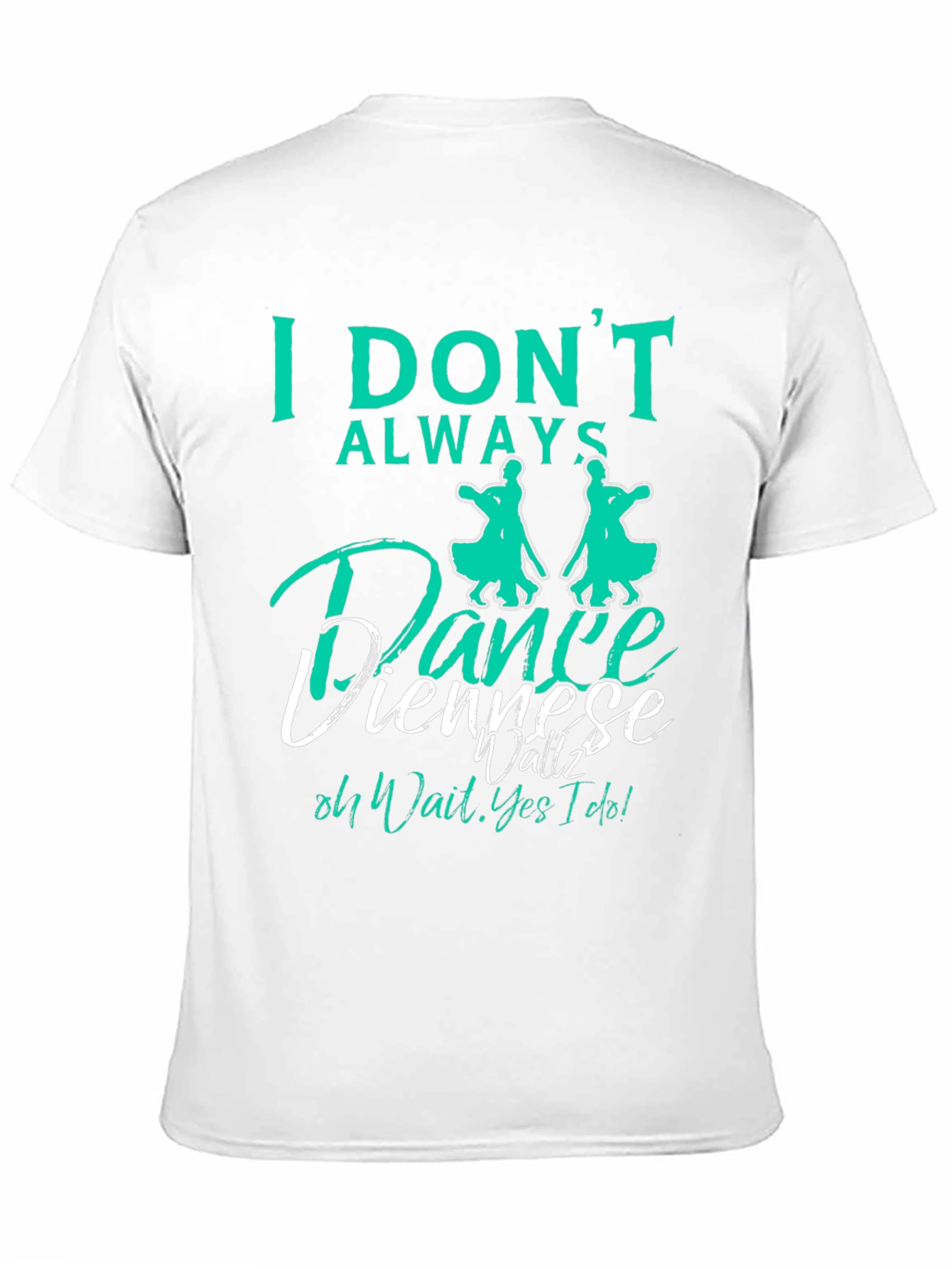 Black Dance Viennese Waltz T-Shirt view 11