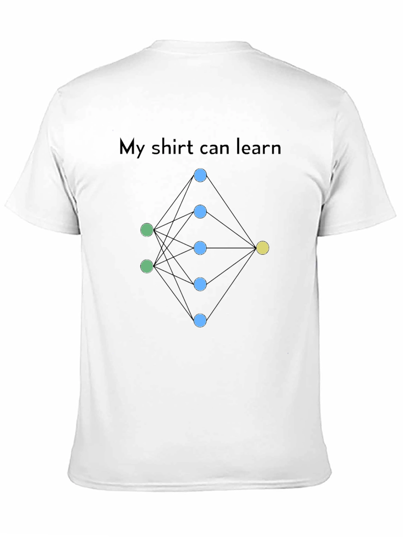 Black My Shirt Can Learn - Neural Network T-Shirt view 11