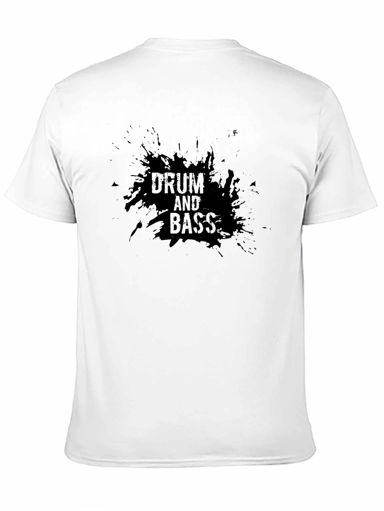 Black Drum and Bass T-Shirt - Black Music Tee view 11