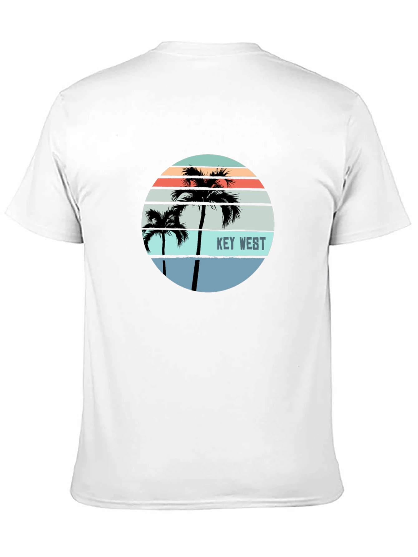 Black Key West Palm Tree Graphic Tee - Island Style view 11
