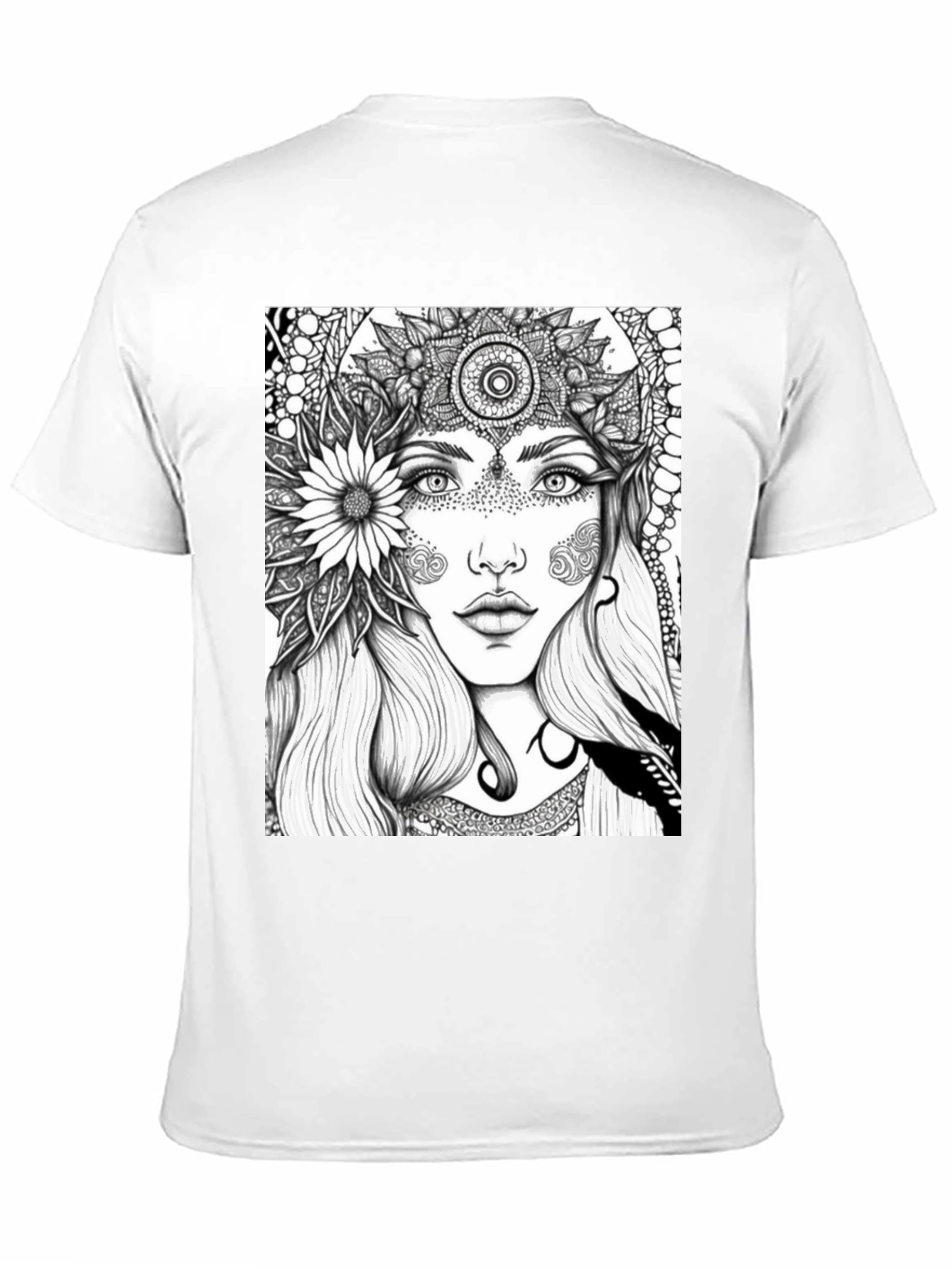 Black Mystic Woman Graphic Tee - Black view 11
