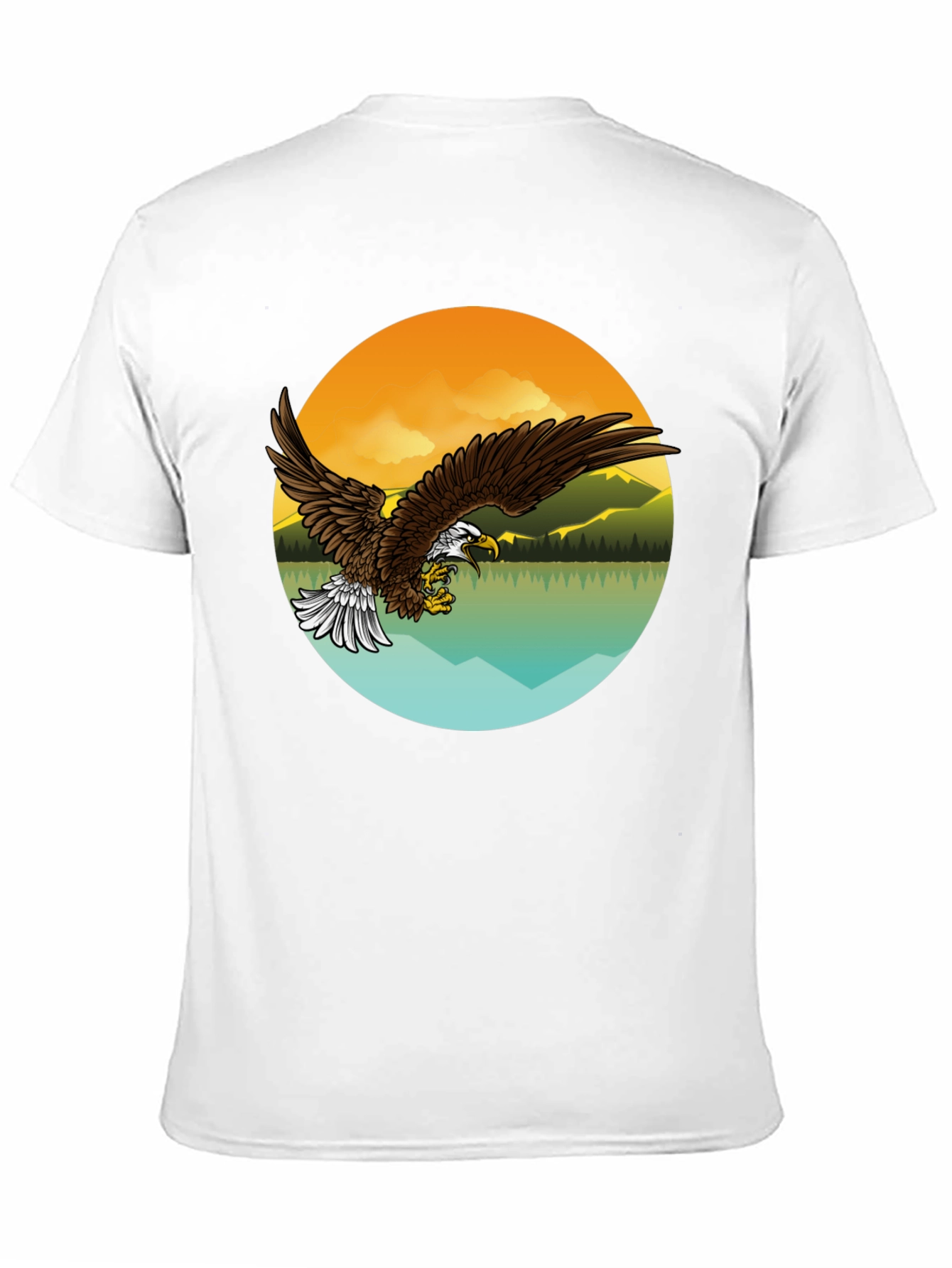Black Eagle Mountain Graphic Tee - Black view 11