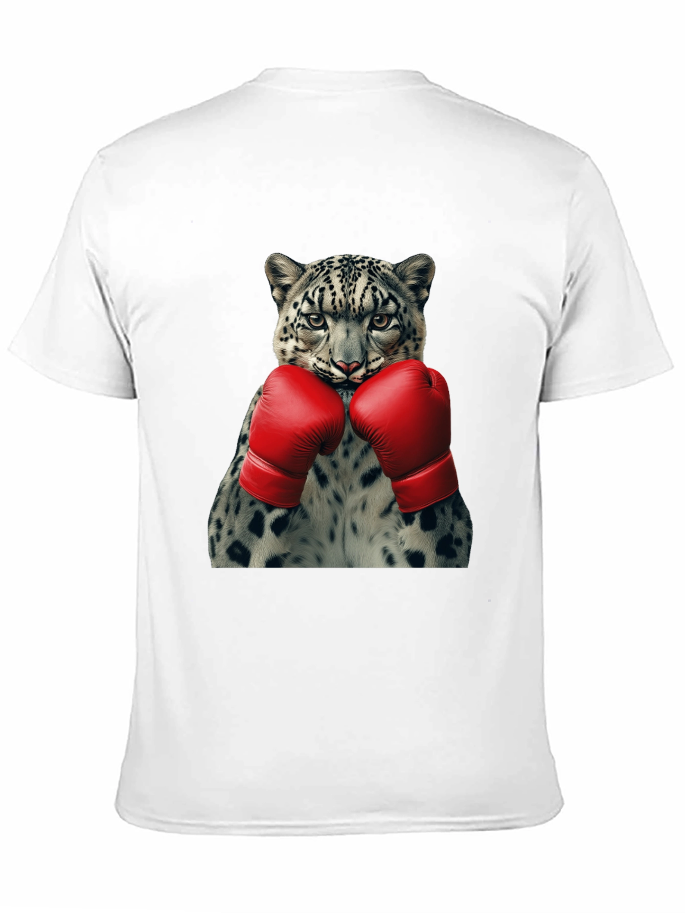 Black Leopard Boxer Graphic Tee - Punchy Style! view 11