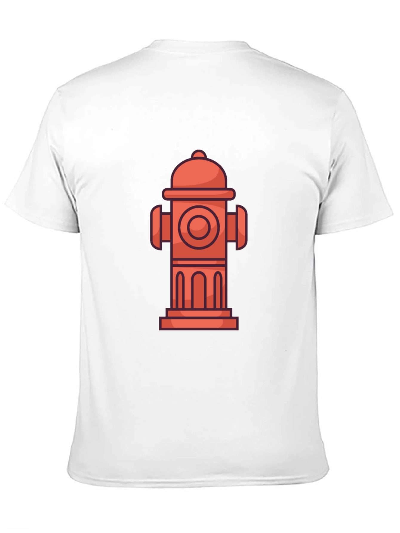 Black Fire Hydrant Graphic Tee - Cool Cartoon Style view 11