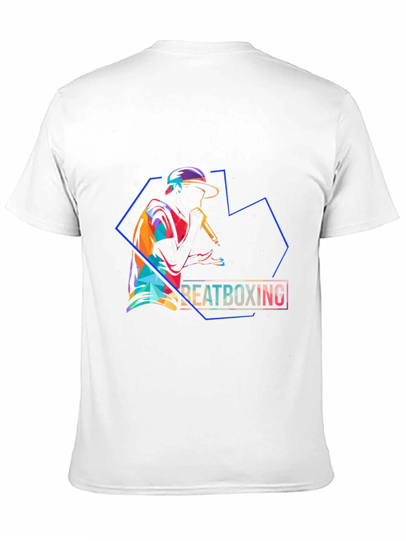 Black Beatboxing T-Shirt - Vibrant Music Graphic Tee view 11