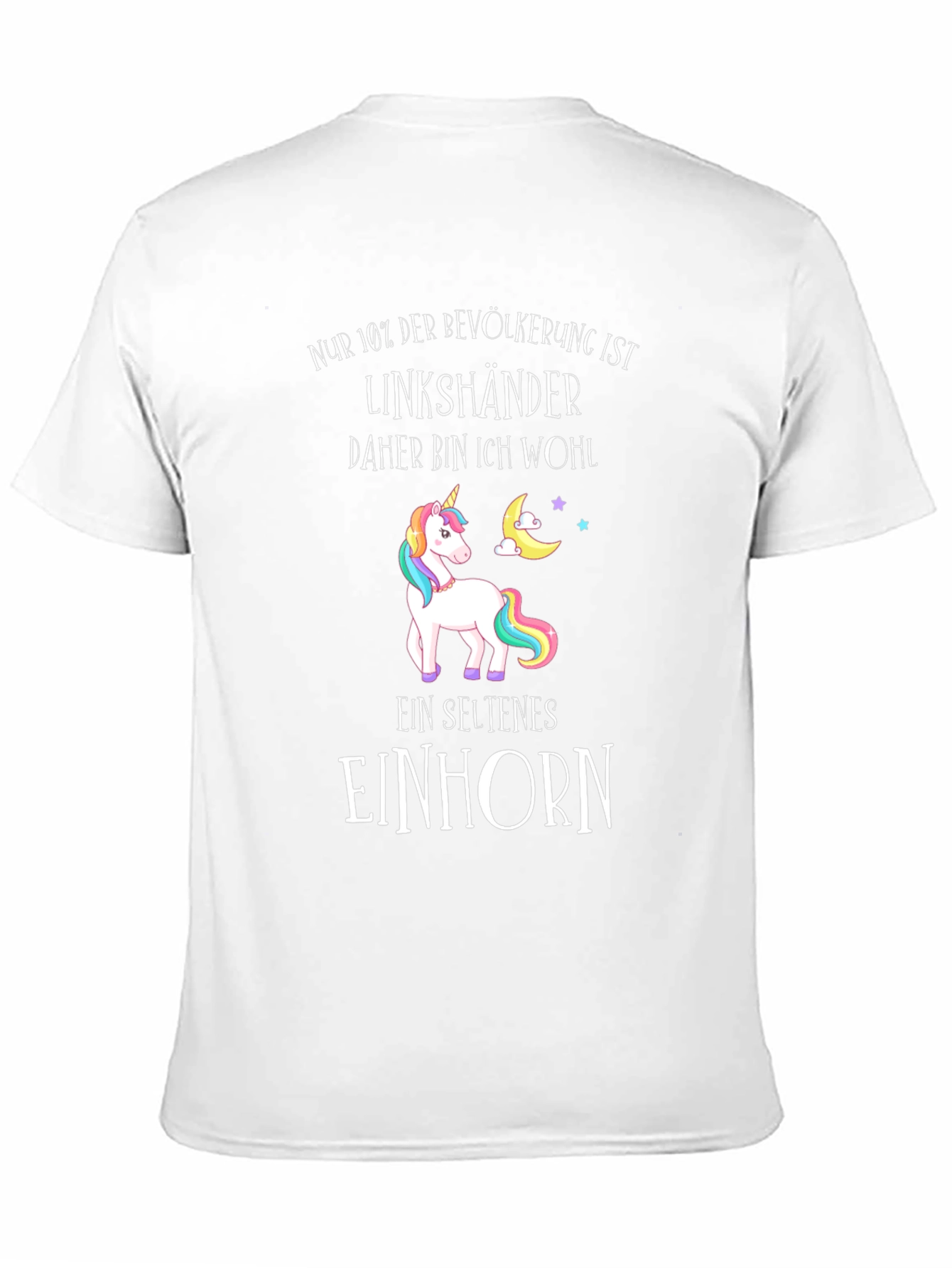 Black Left-Handed Unicorn T-Shirt view 11