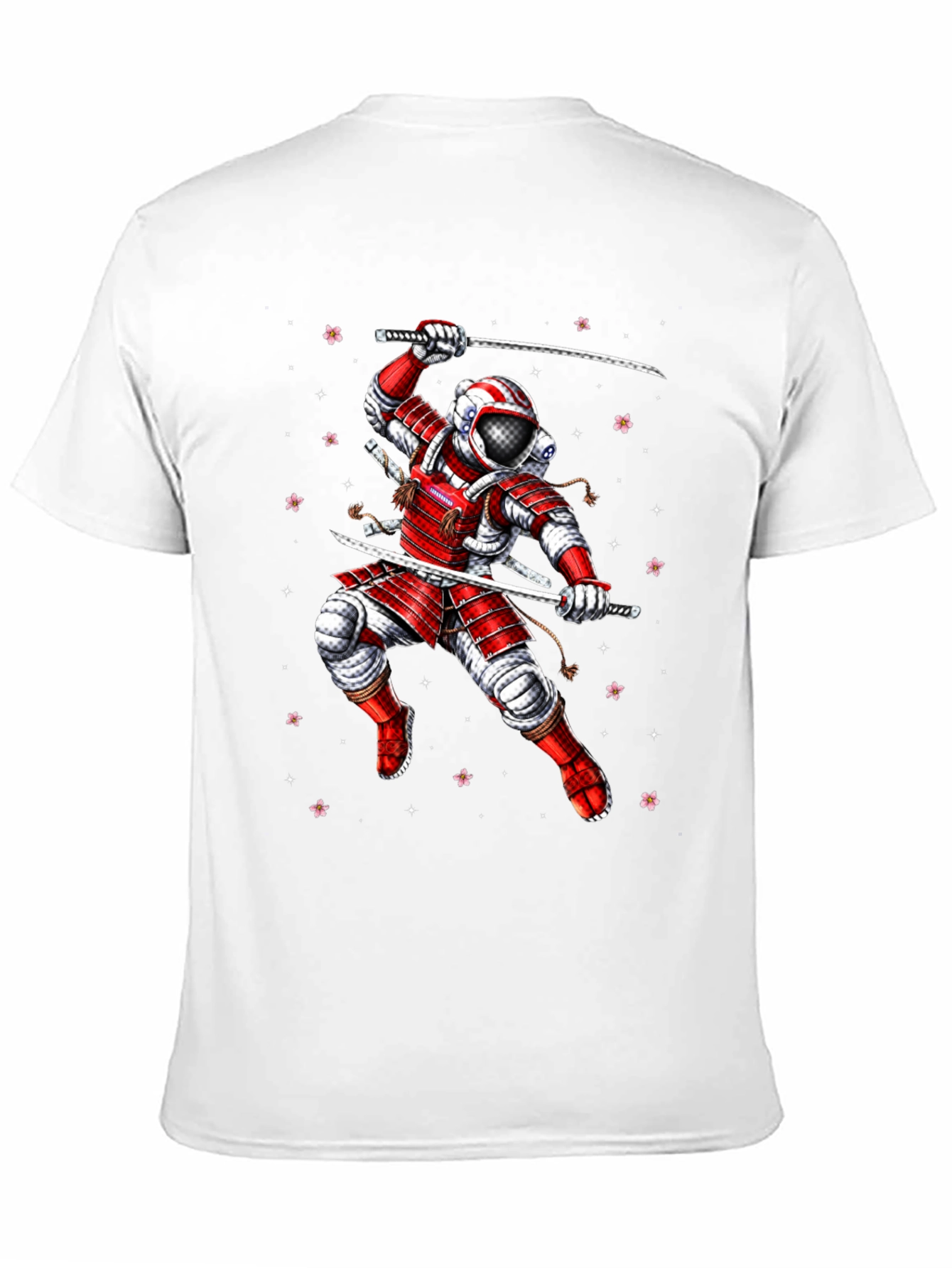 Black Astronaut Samurai Graphic Tee view 11