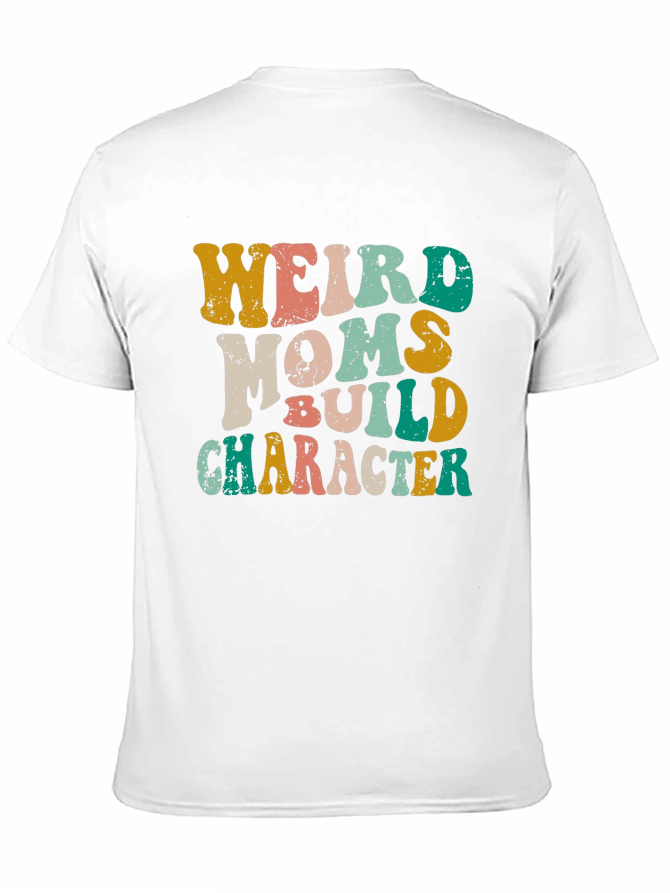 Black Weird Moms Build Character Graphic Tee view 11