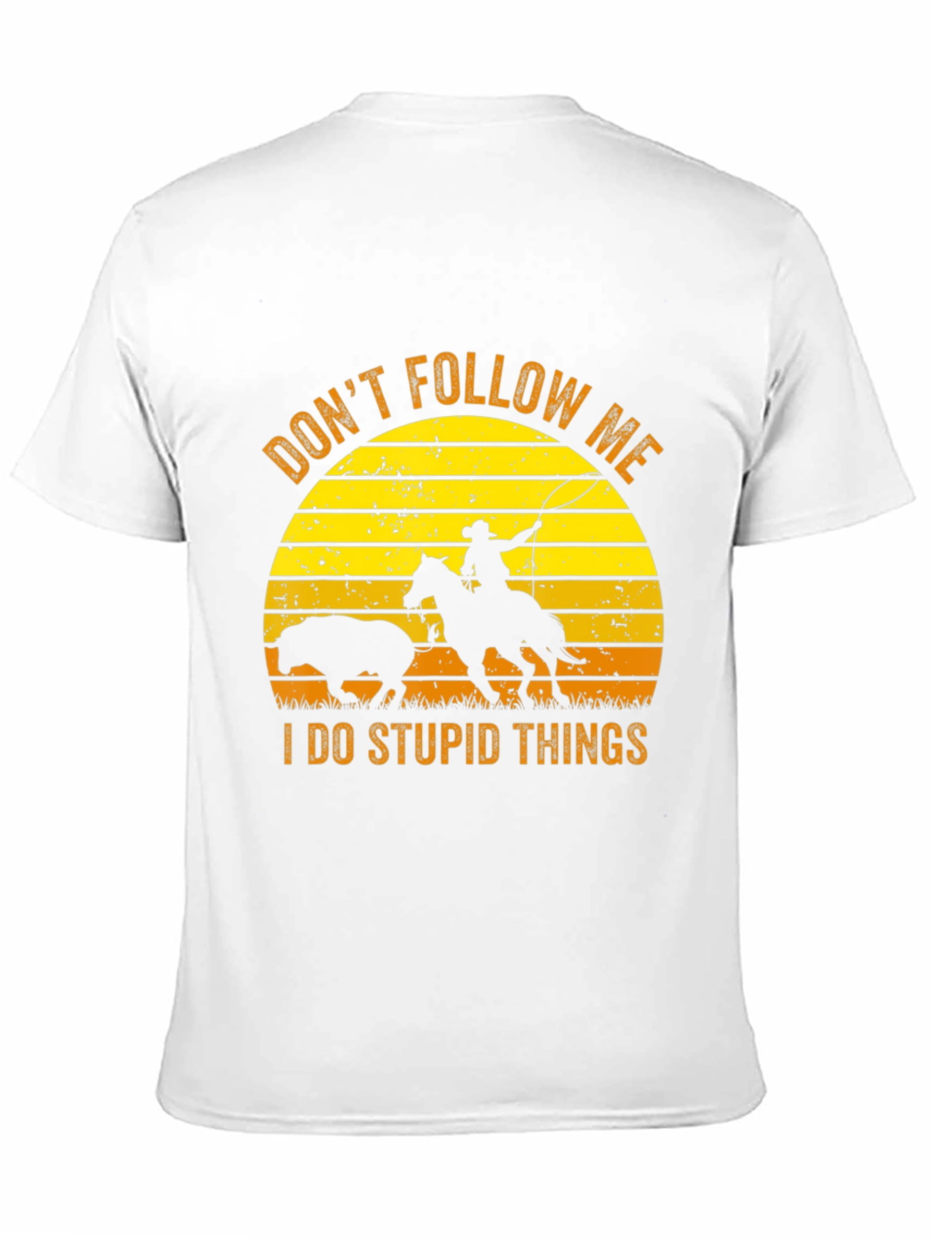 Black Don't Follow Me Black Graphic Tee view 11