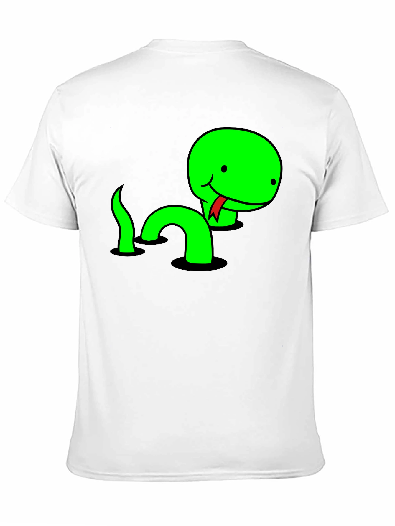 Black Funny Snake T-Shirt - Cute Cartoon Reptile Tee view 11