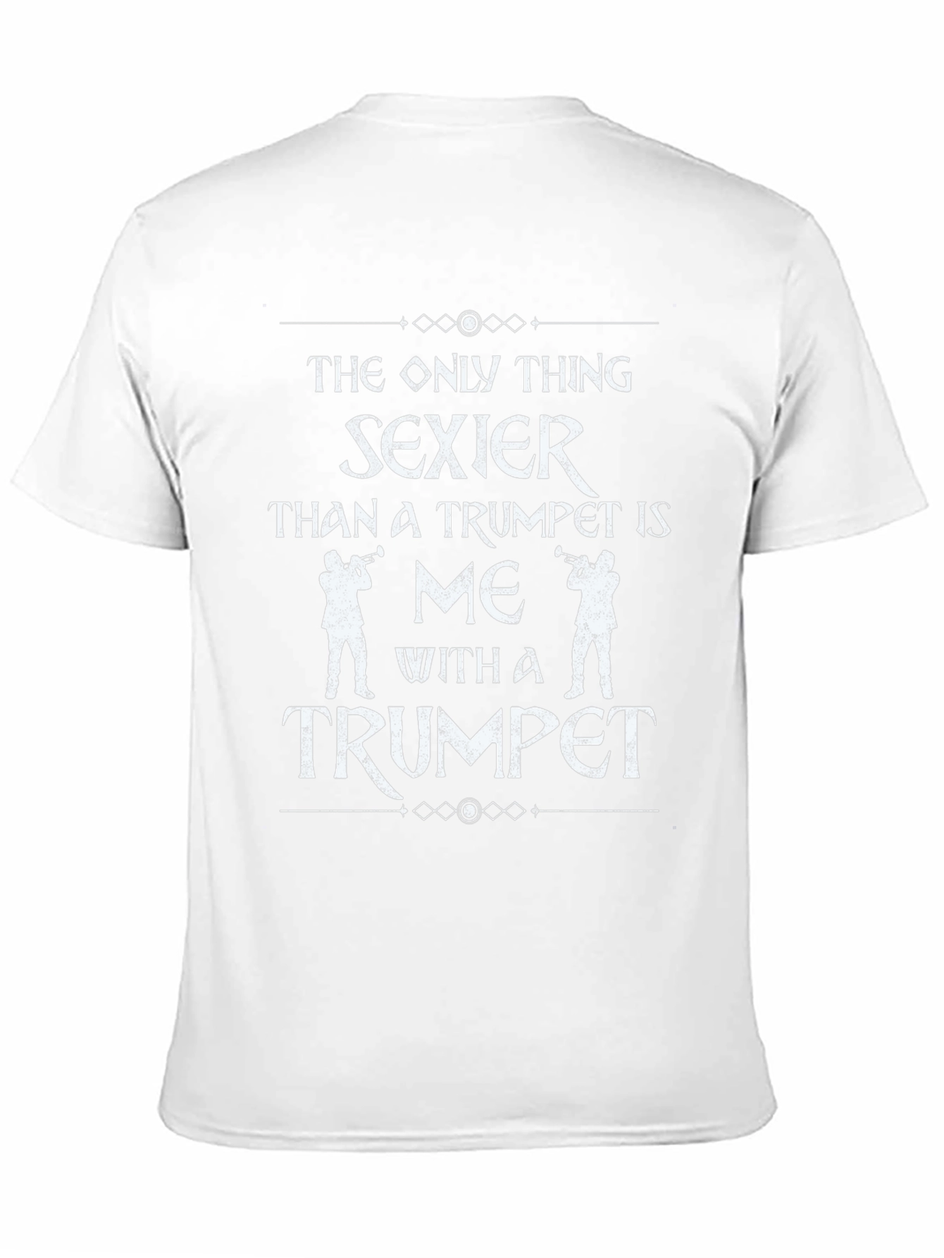 Black Sexier Trumpet Player T-Shirt - Funny Band Tee view 11
