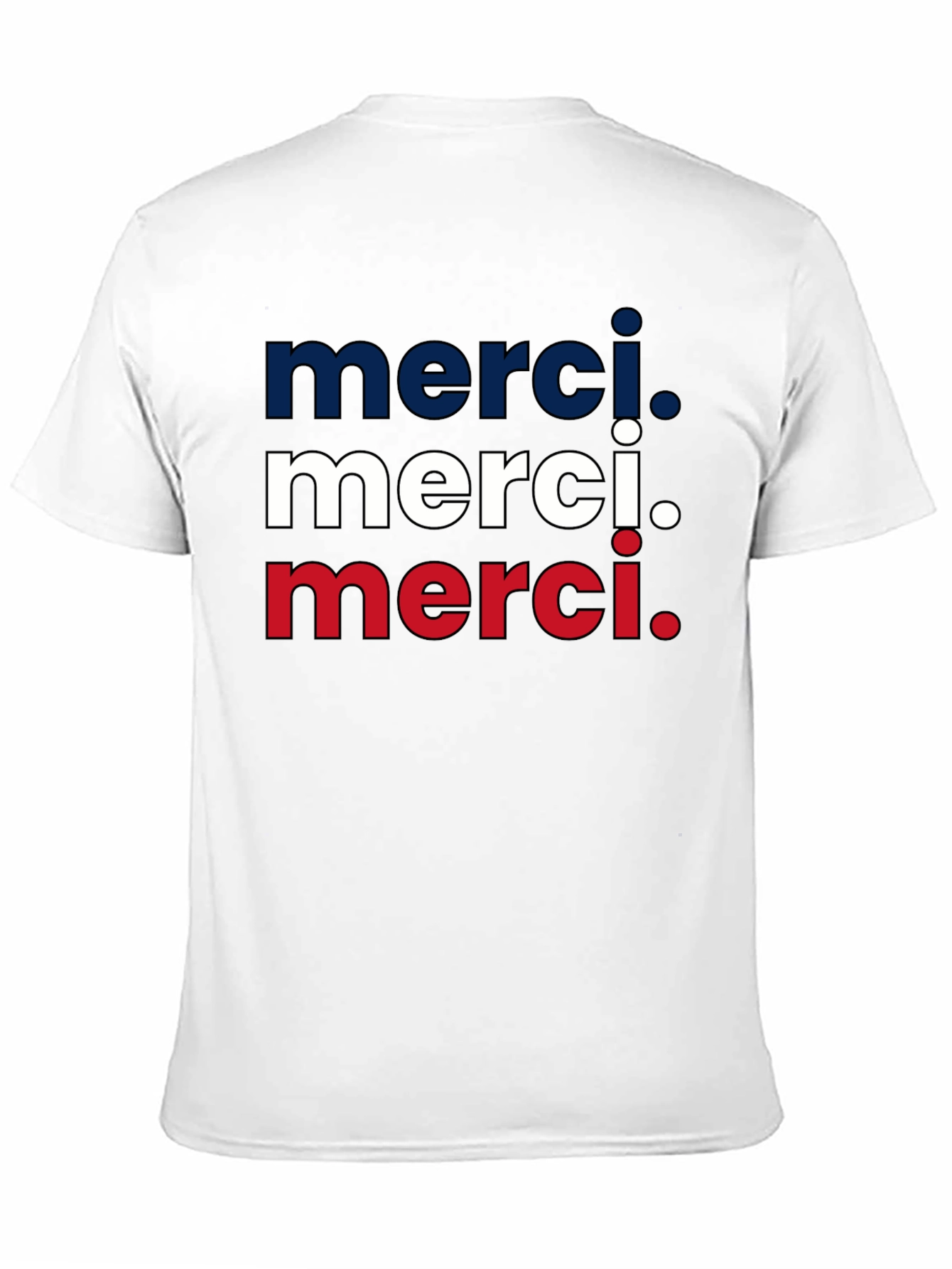 Black Merci Graphic Tee - Stylish French Thank You T-Shirt view 11