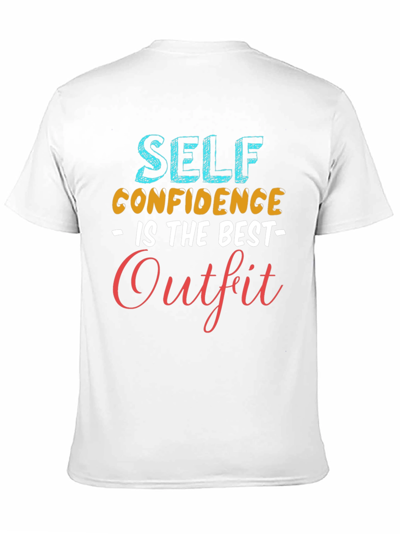 Black Self Confidence is the Best Outfit T-Shirt view 11