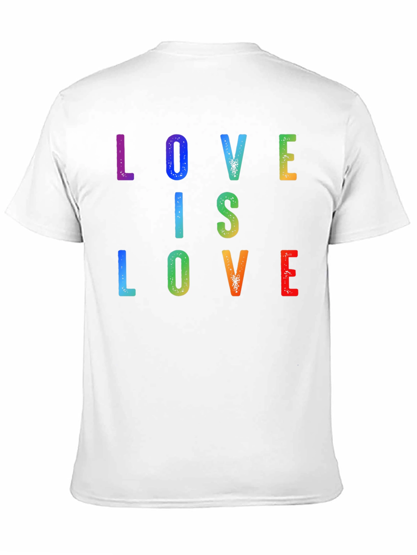 Black Love is Love Rainbow T-Shirt view 11