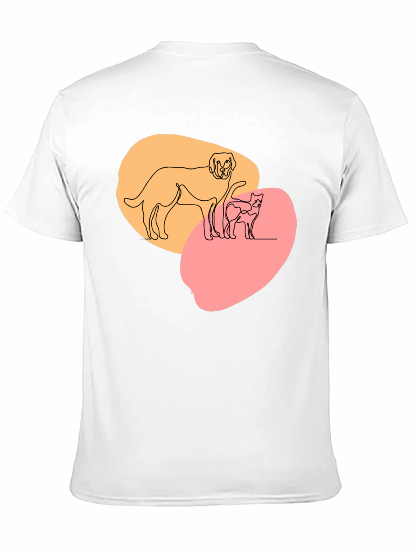 Black Dog and Cat Graphic Tee view 11