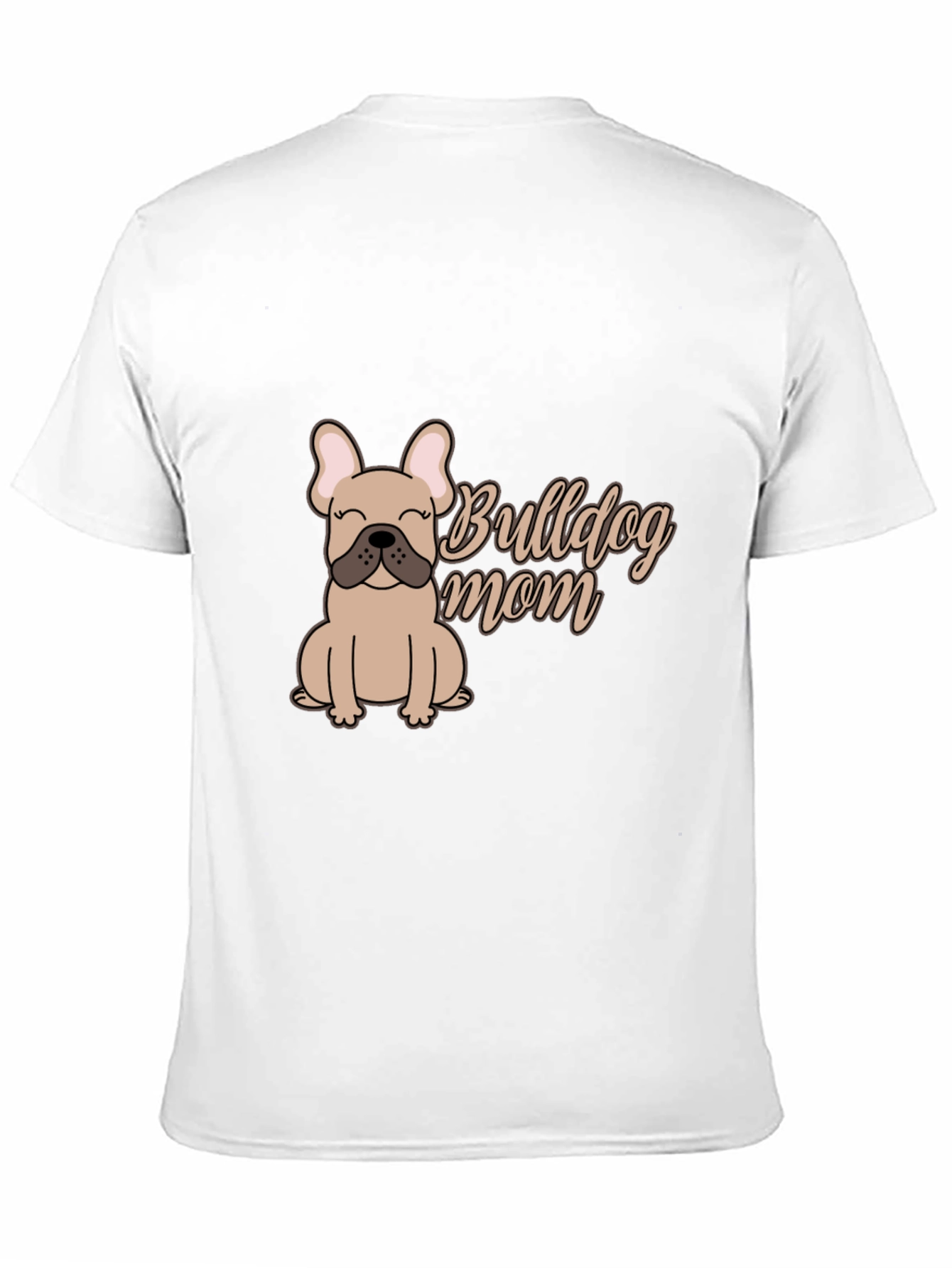 Black Bulldog Mom Graphic Tee - Soft Cotton Blend view 11