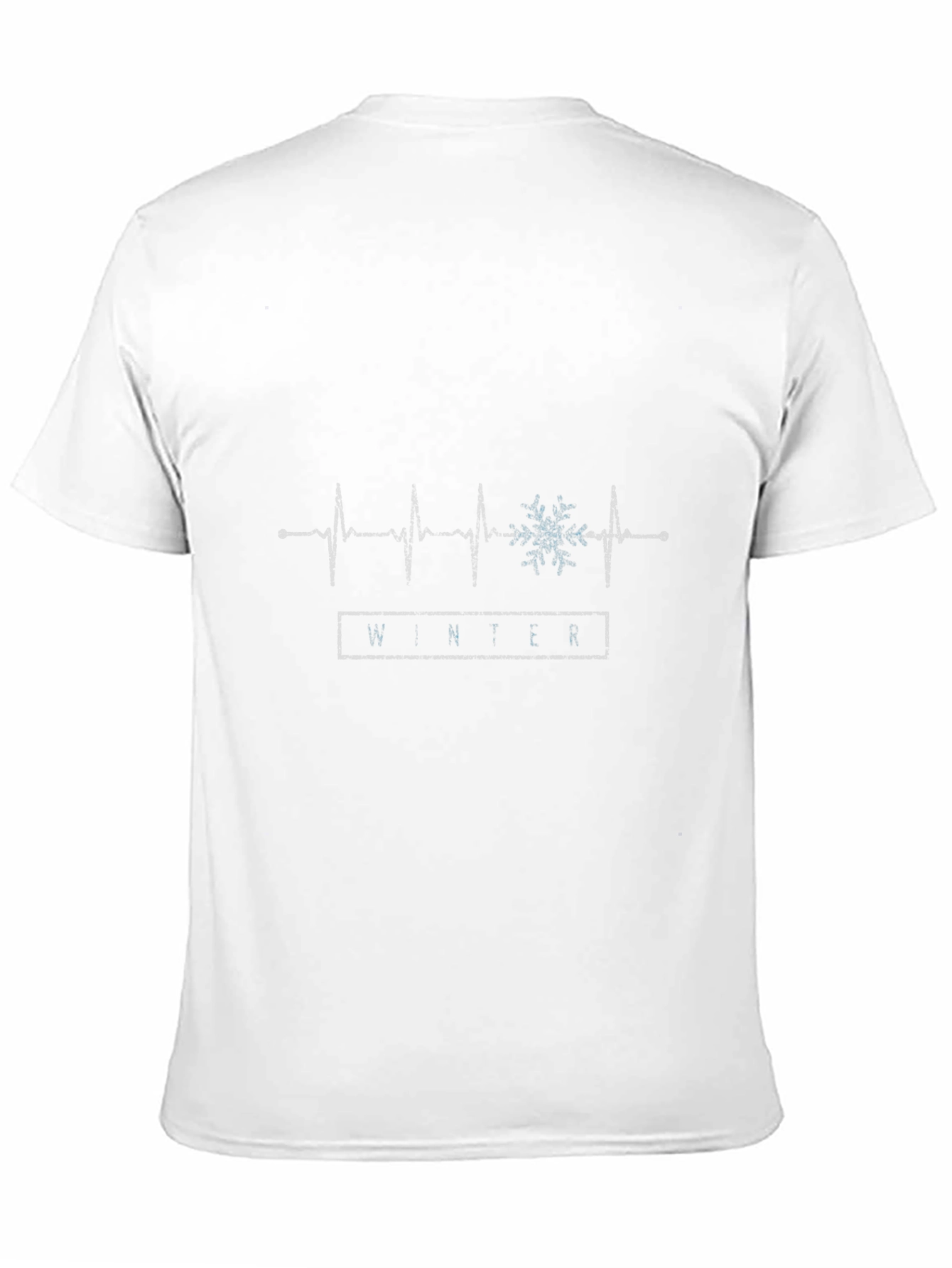 Black Winter Heartbeat Graphic Tee - Stylish Seasonal Apparel view 11