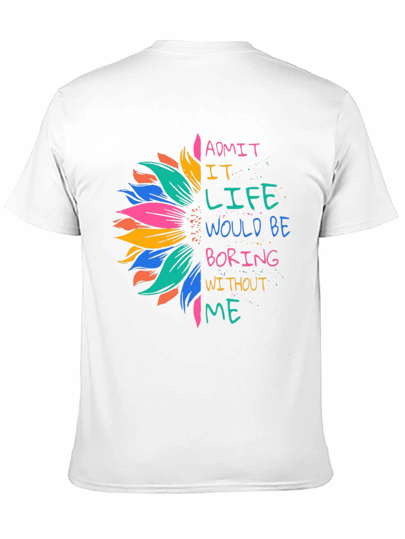 Black Sunflower Graphic Tee - Admit It Life Would Be Boring view 11