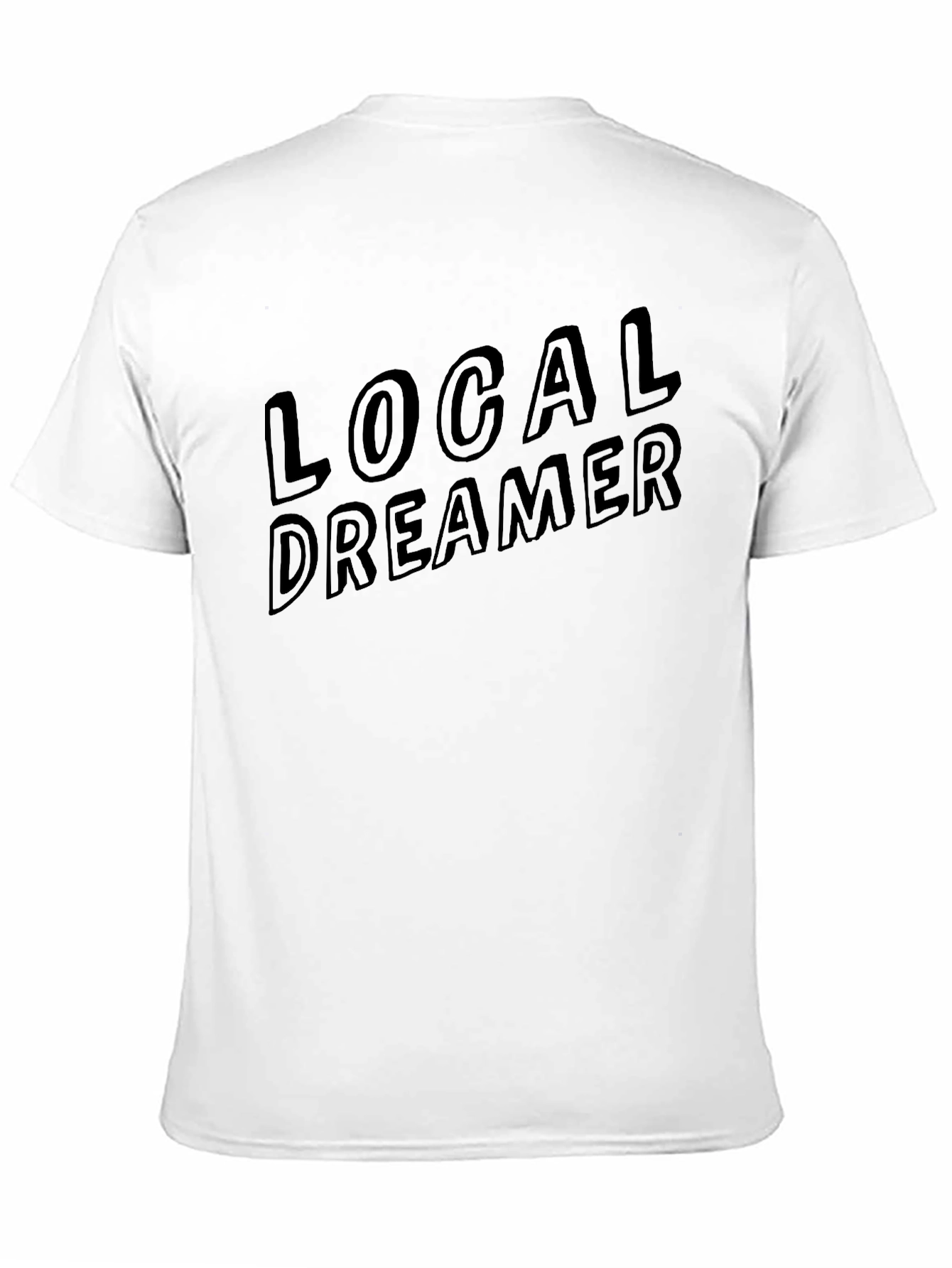 Black Local Dreamer Graphic T-Shirt - Men's Crew Neck Tee view 11