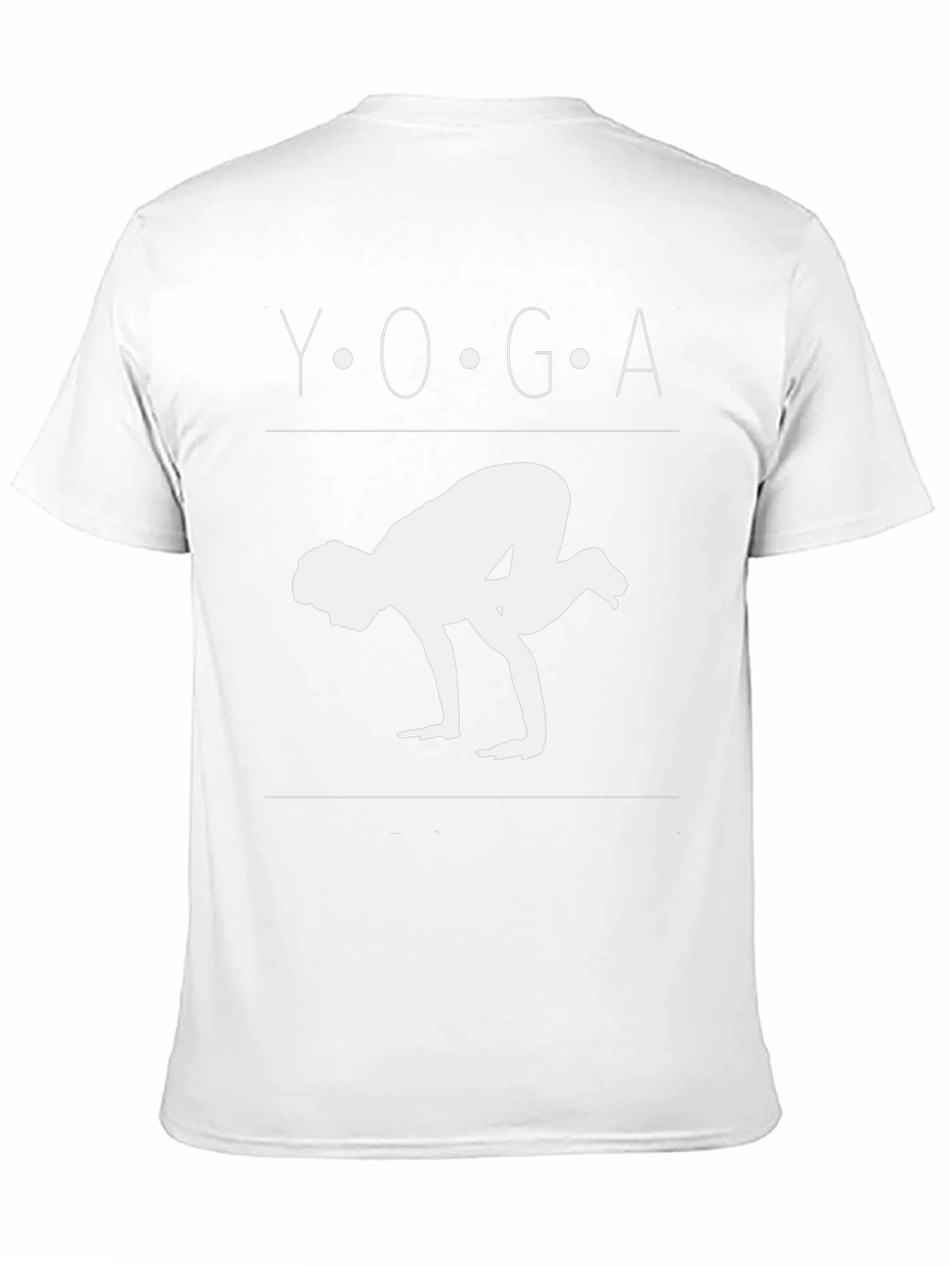 Black Yoga Pose Graphic Tee - Crow Pose T-Shirt view 11