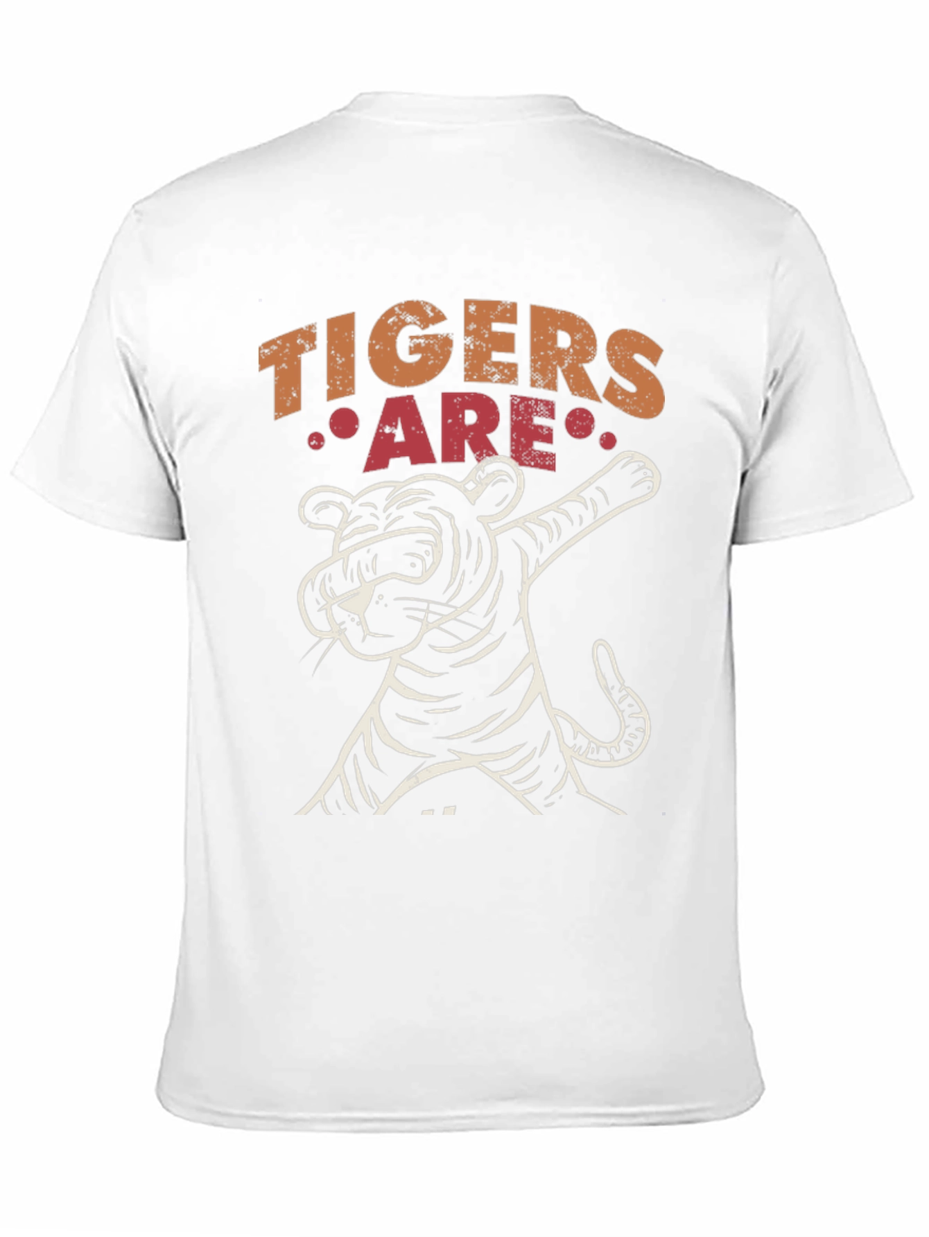 Black Dabbing Tiger Graphic Tee - Cool Novelty Design view 11