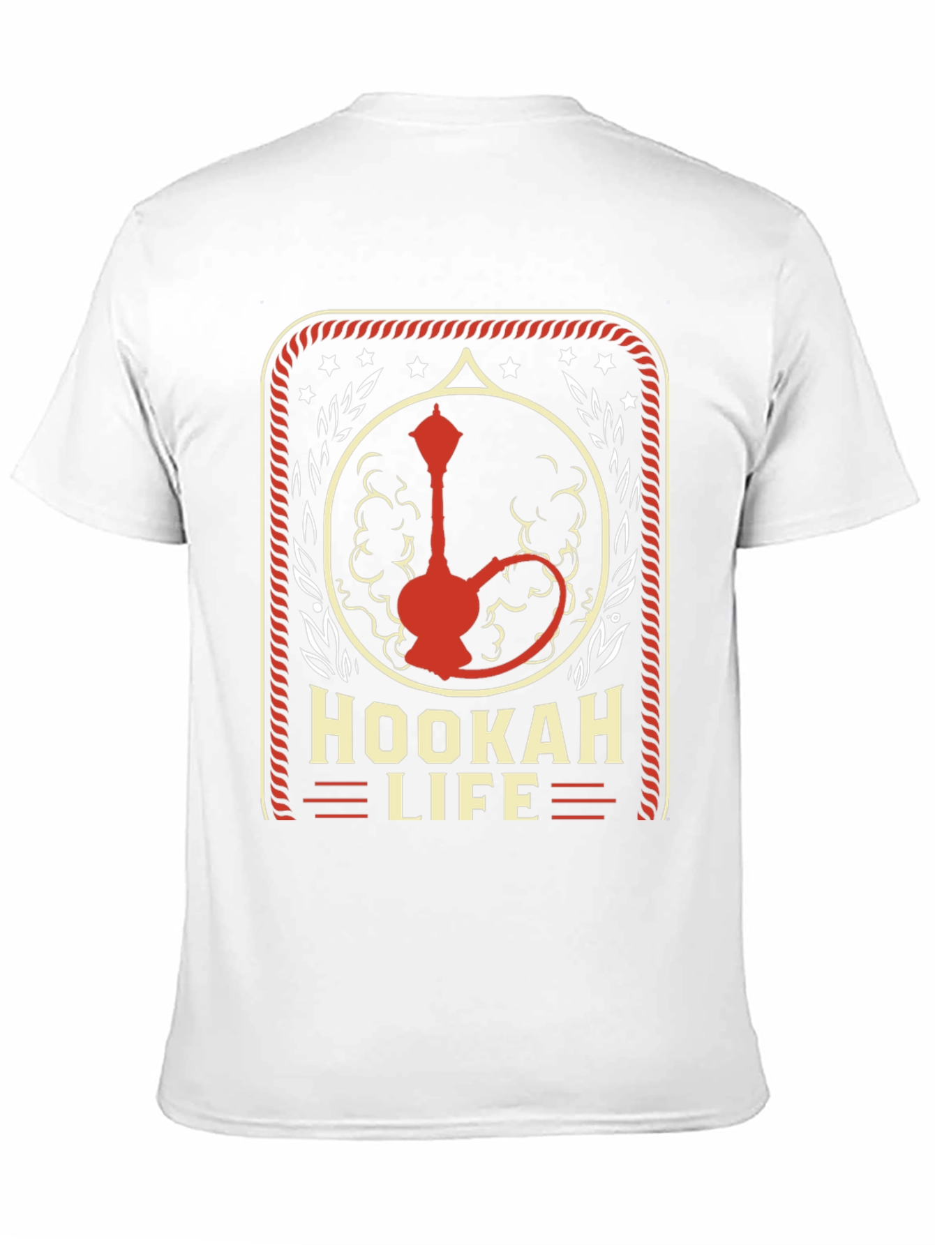 Black Hookah Life Graphic T-Shirt - Casual Wear view 11
