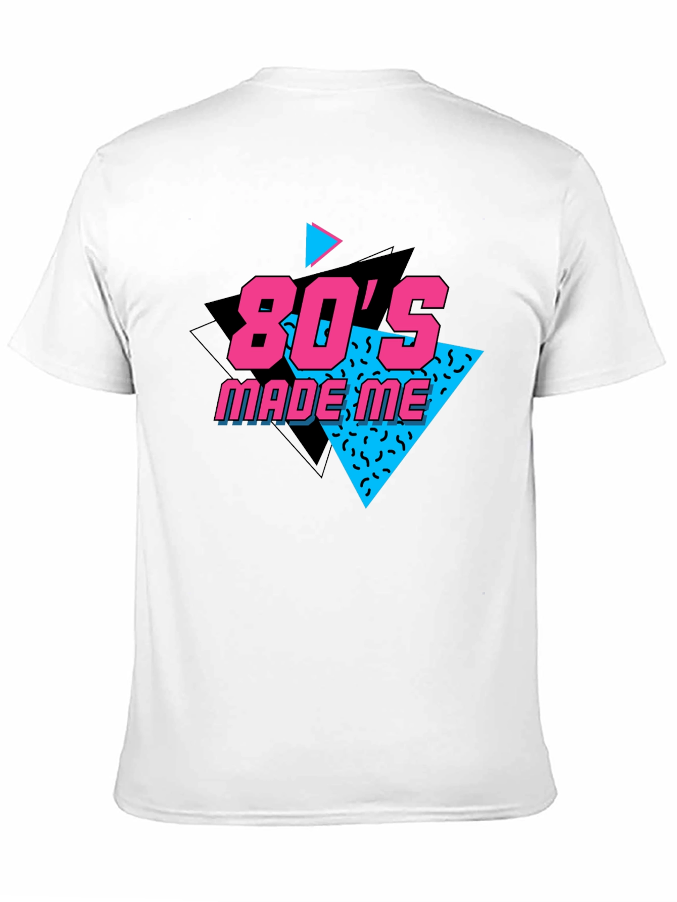 Black 80's Made Me Black T-Shirt view 11