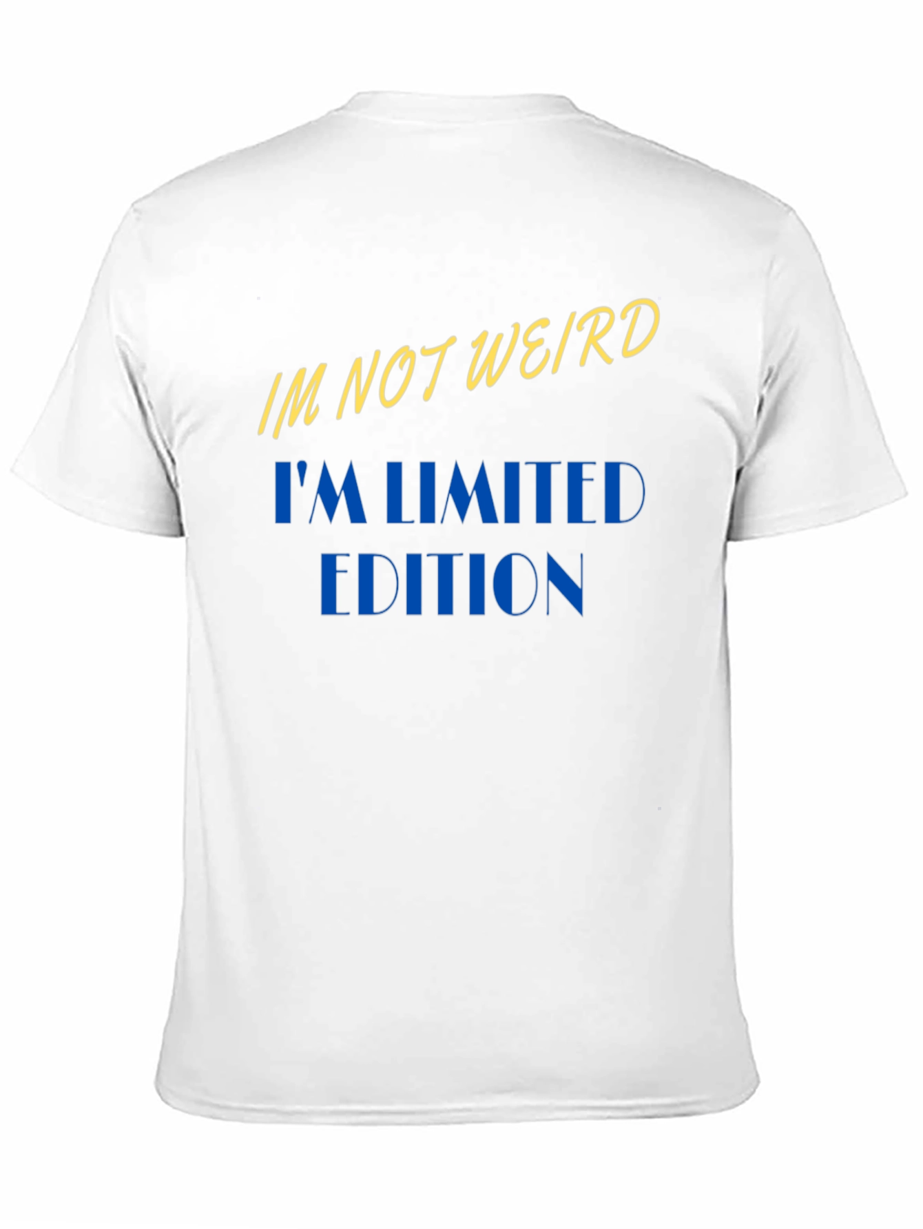 Black I'm Not Weird, I'm Limited Edition Black T-Shirt view 11