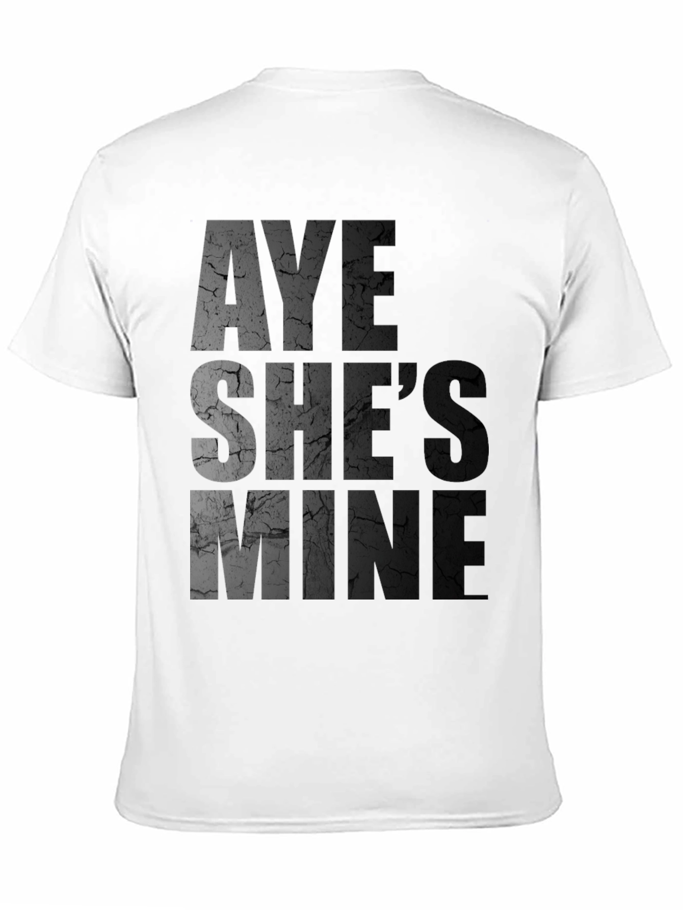 Black Aye She's Mine Graphic T-Shirt view 11