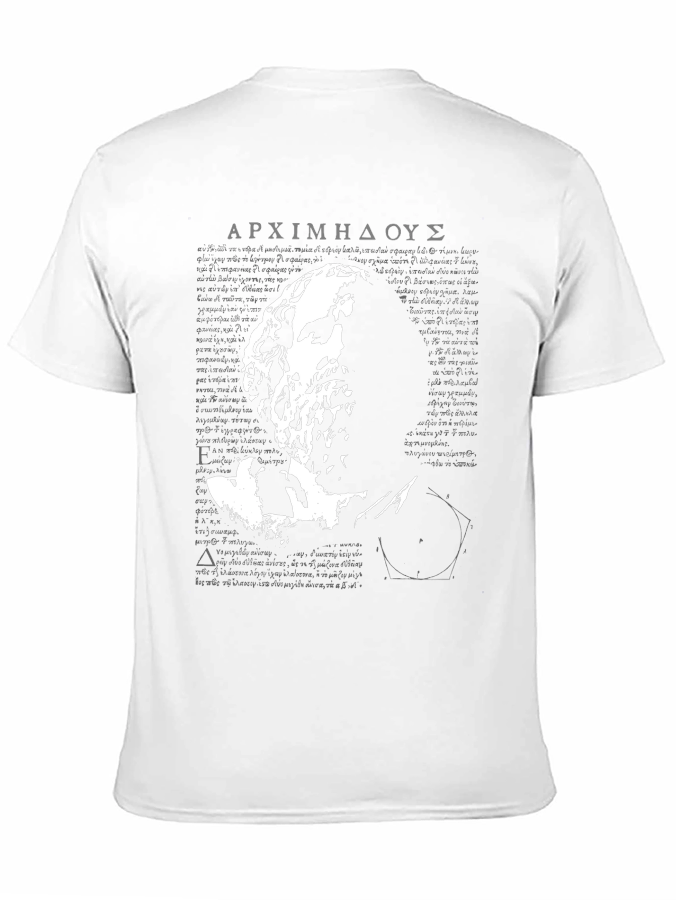 Black Archimedes Graphic T-Shirt - Classic Scholar Tee view 11
