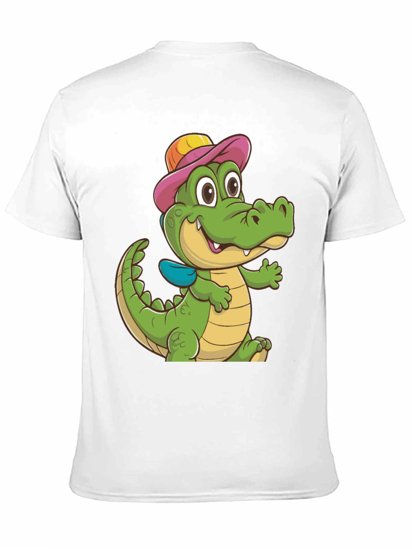 Black Cartoon Alligator T-Shirt view 11