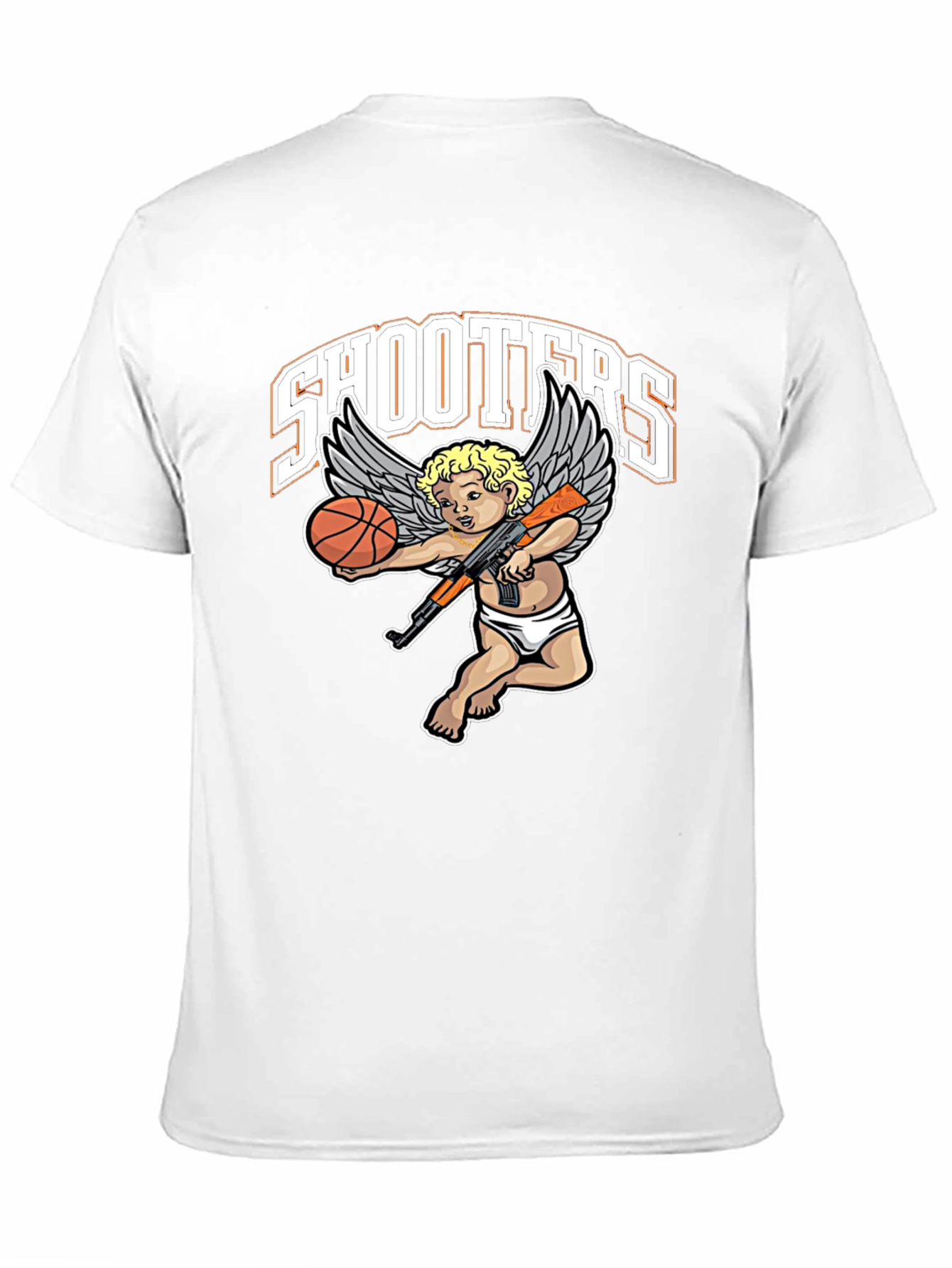 Black Shooters Graphic T-Shirt view 11