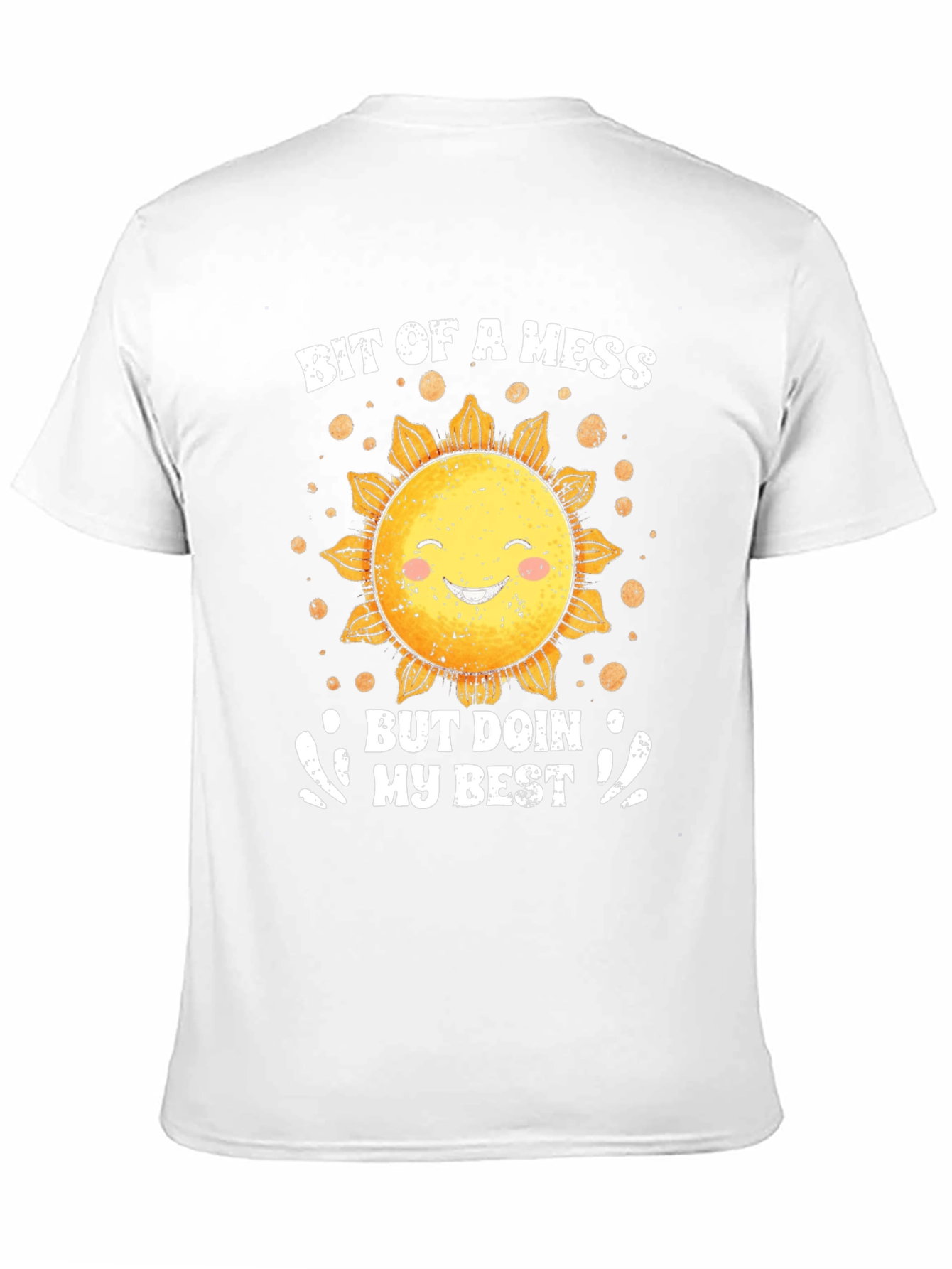 Black Bit of a Mess Sunflower Graphic Tee view 11