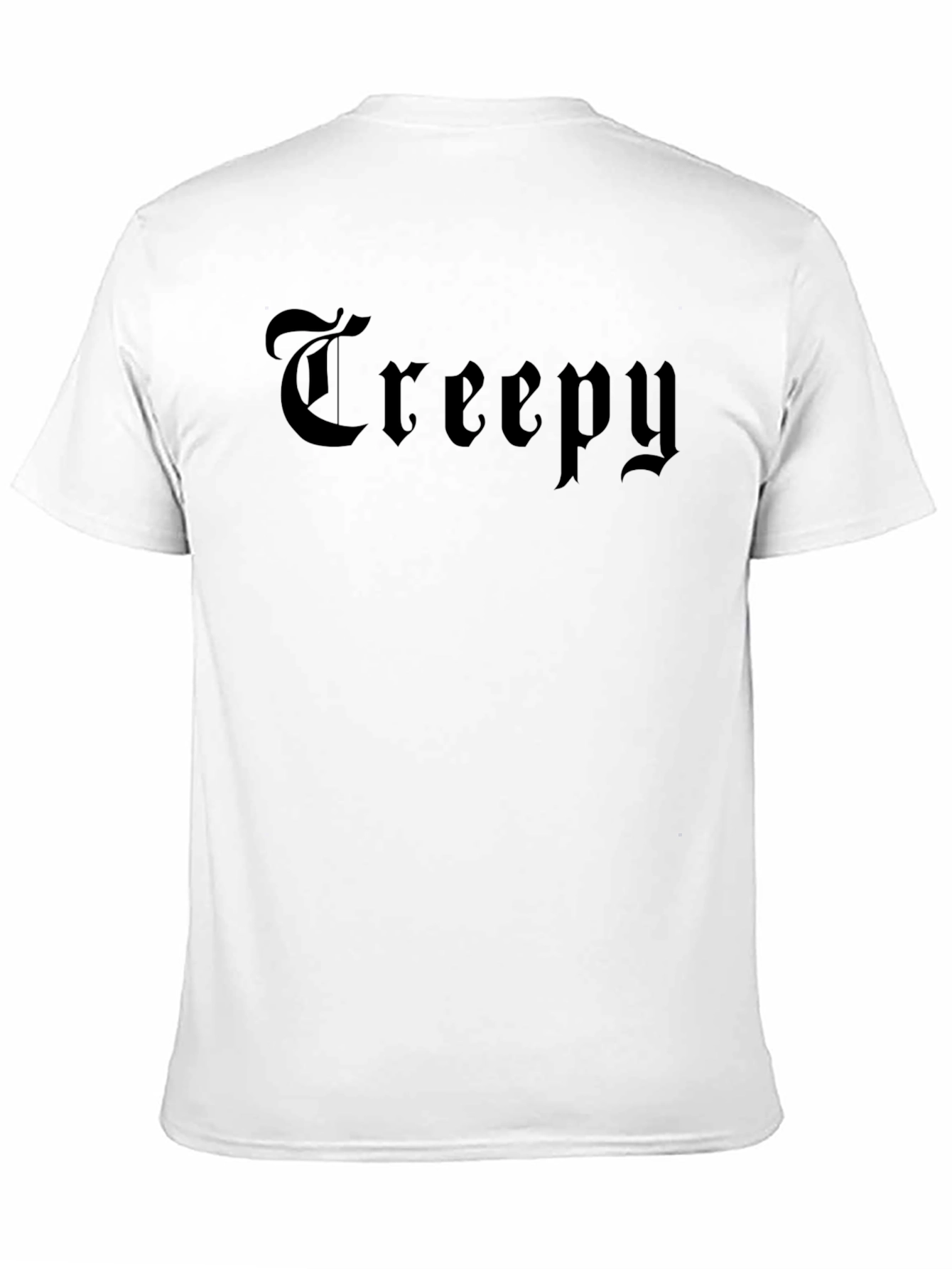 Black Creepy Gothic Style Graphic Tee - Dark & Edgy view 11