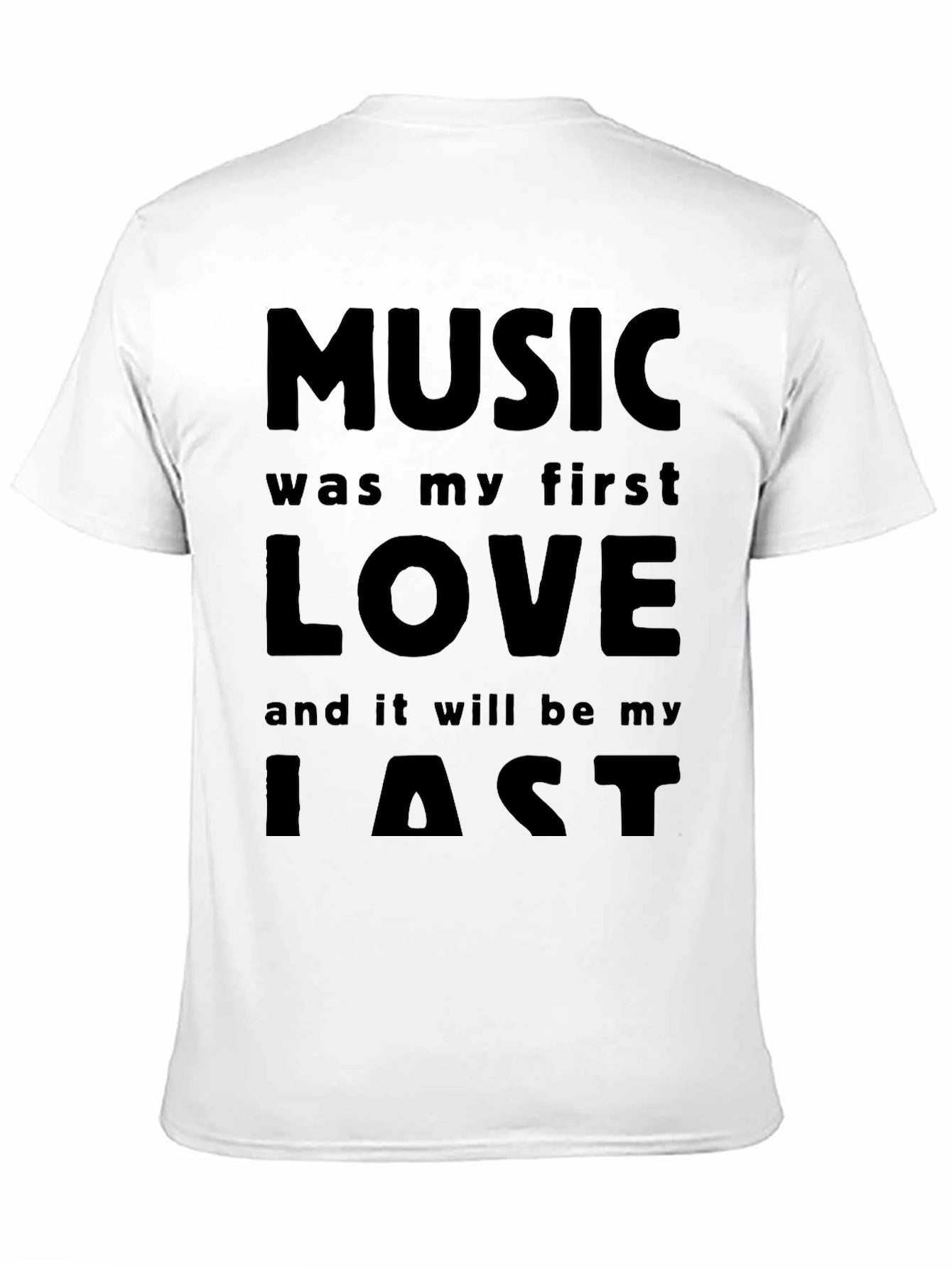 Black Music is My First Love T-Shirt - Soft Cotton Blend view 11