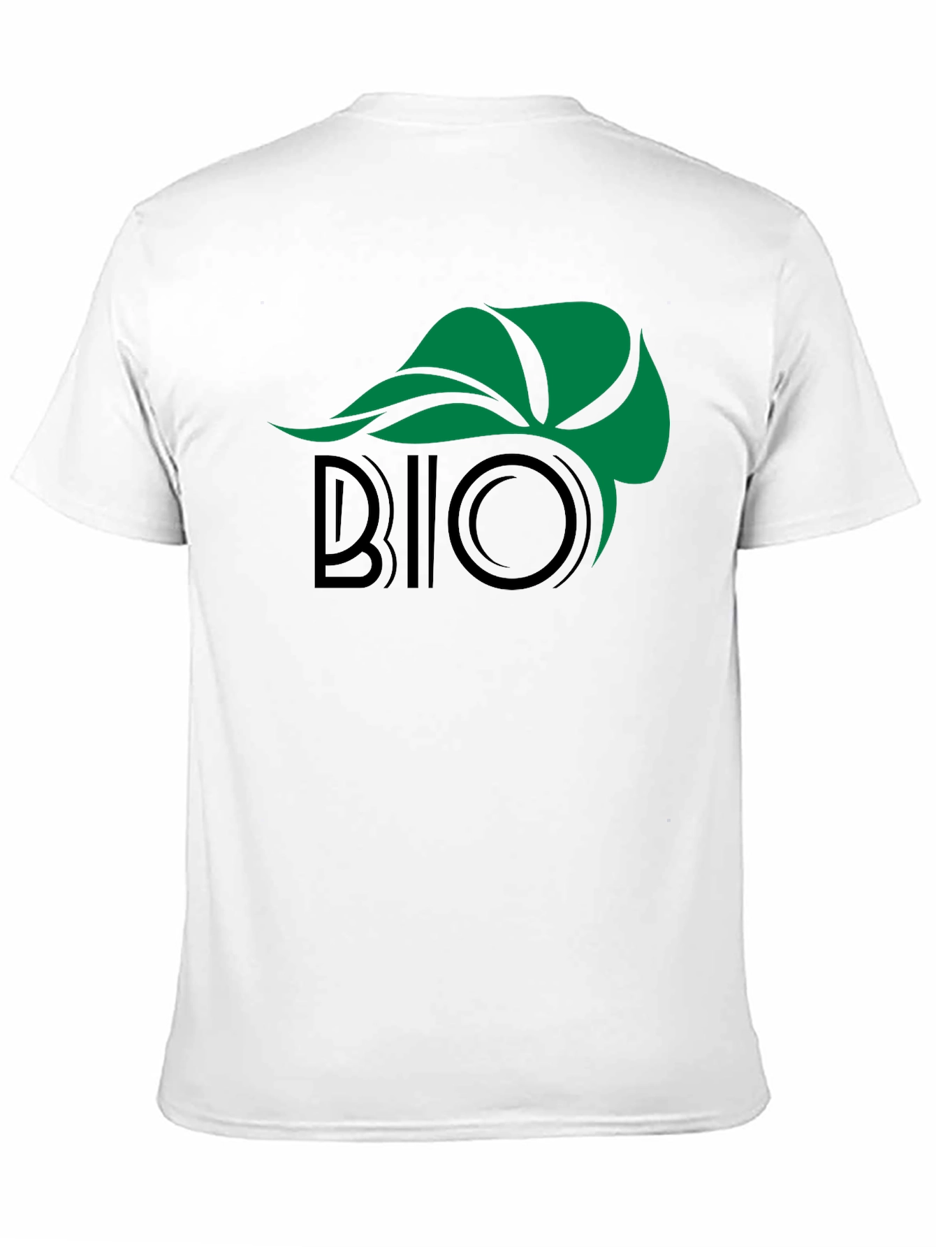 Black Eco-Friendly Bio Graphic Black T-Shirt view 11