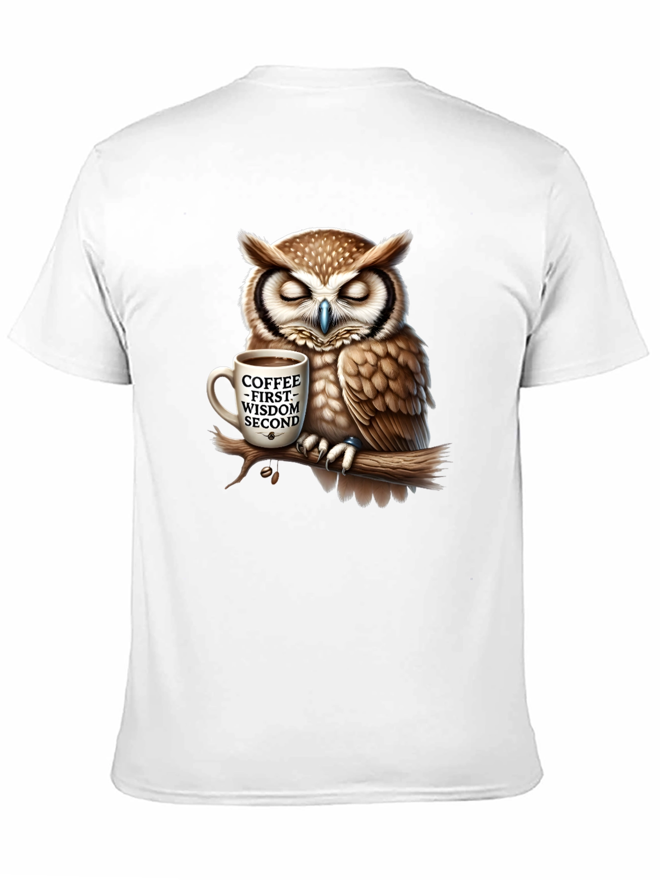 Black Owl Coffee Wisdom Graphic Tee view 11