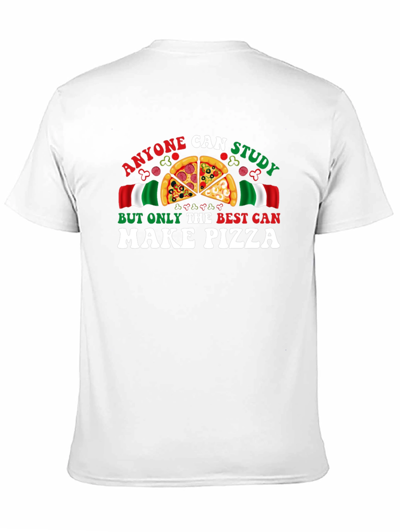 Black Anyone Can Study, But Only The Best Can Make Pizza T-Shirt view 11