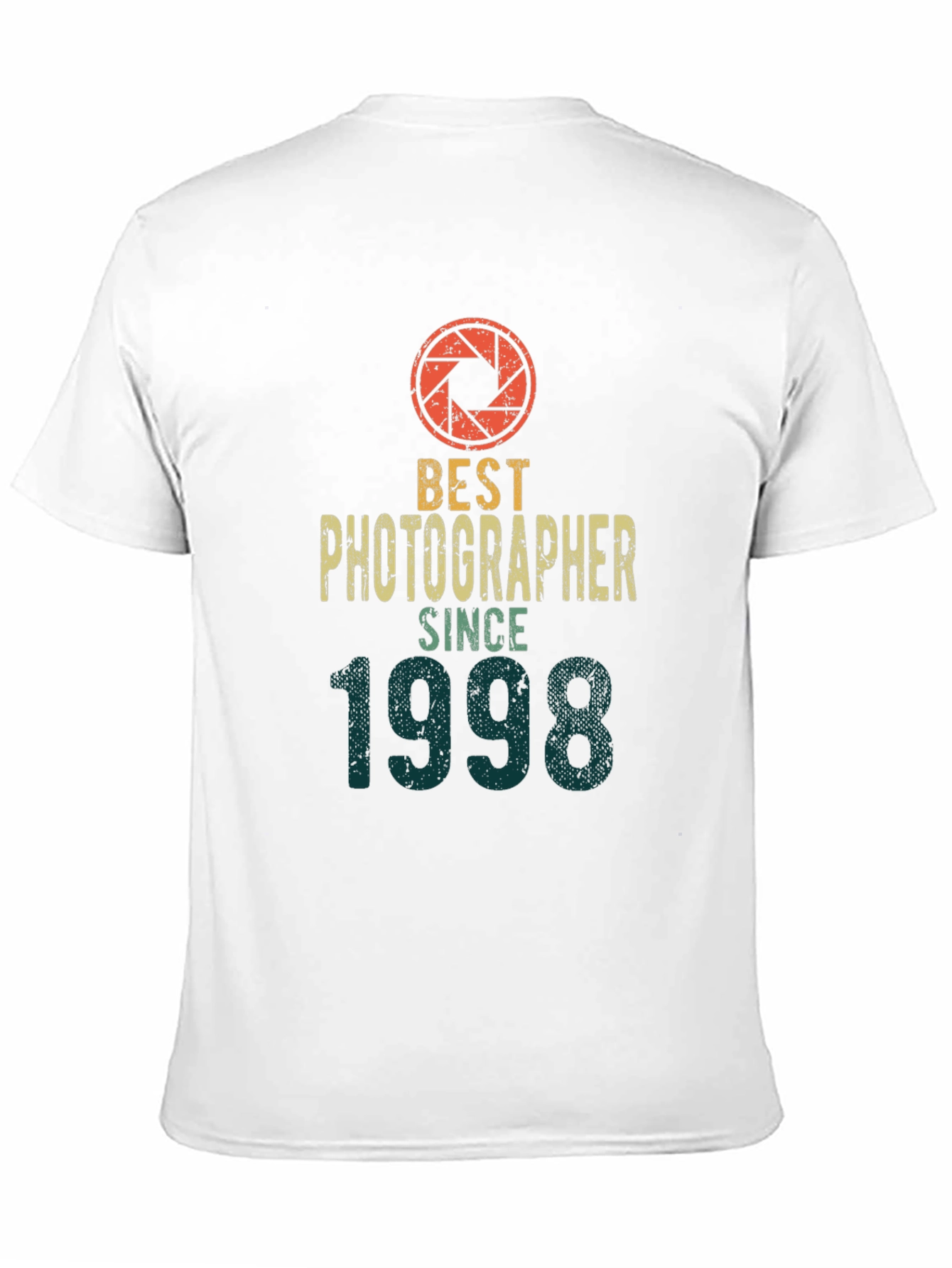 Black Best Photographer Since 1998 T-Shirt view 11