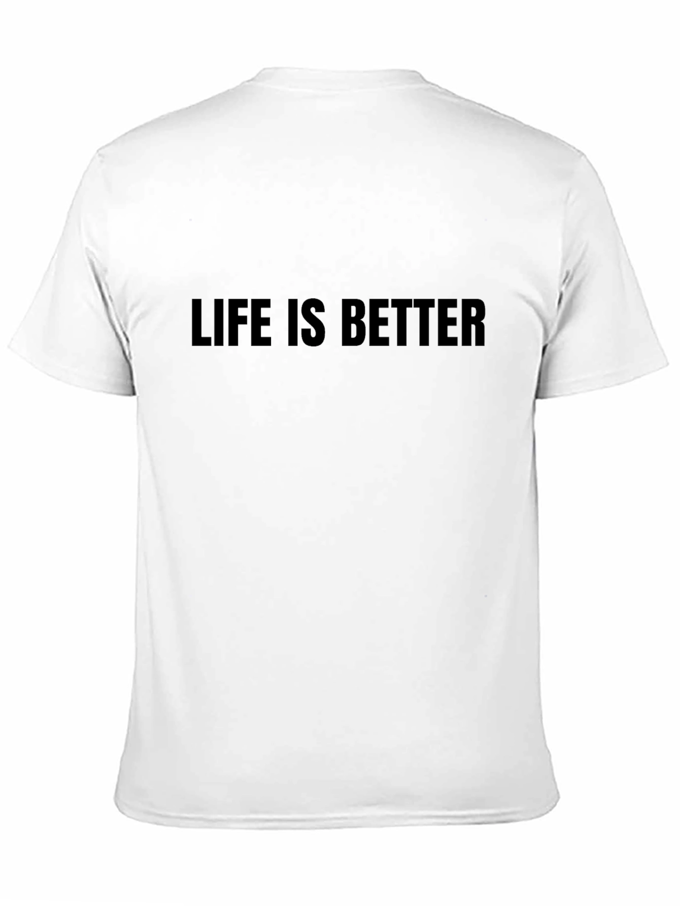 Black Life is Better - Men's Black Graphic Tee view 11