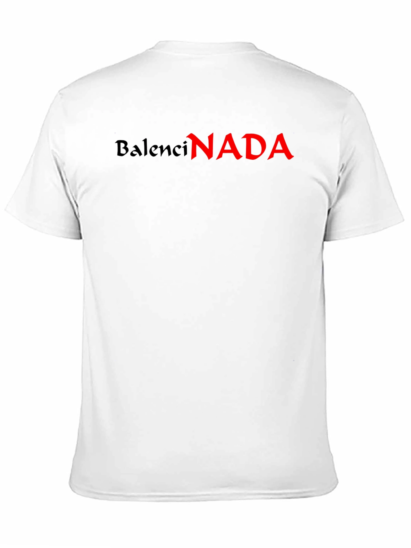 Black BalenciNADA Graphic Tee - Black Short Sleeve Crew Neck T-Shirt view 11