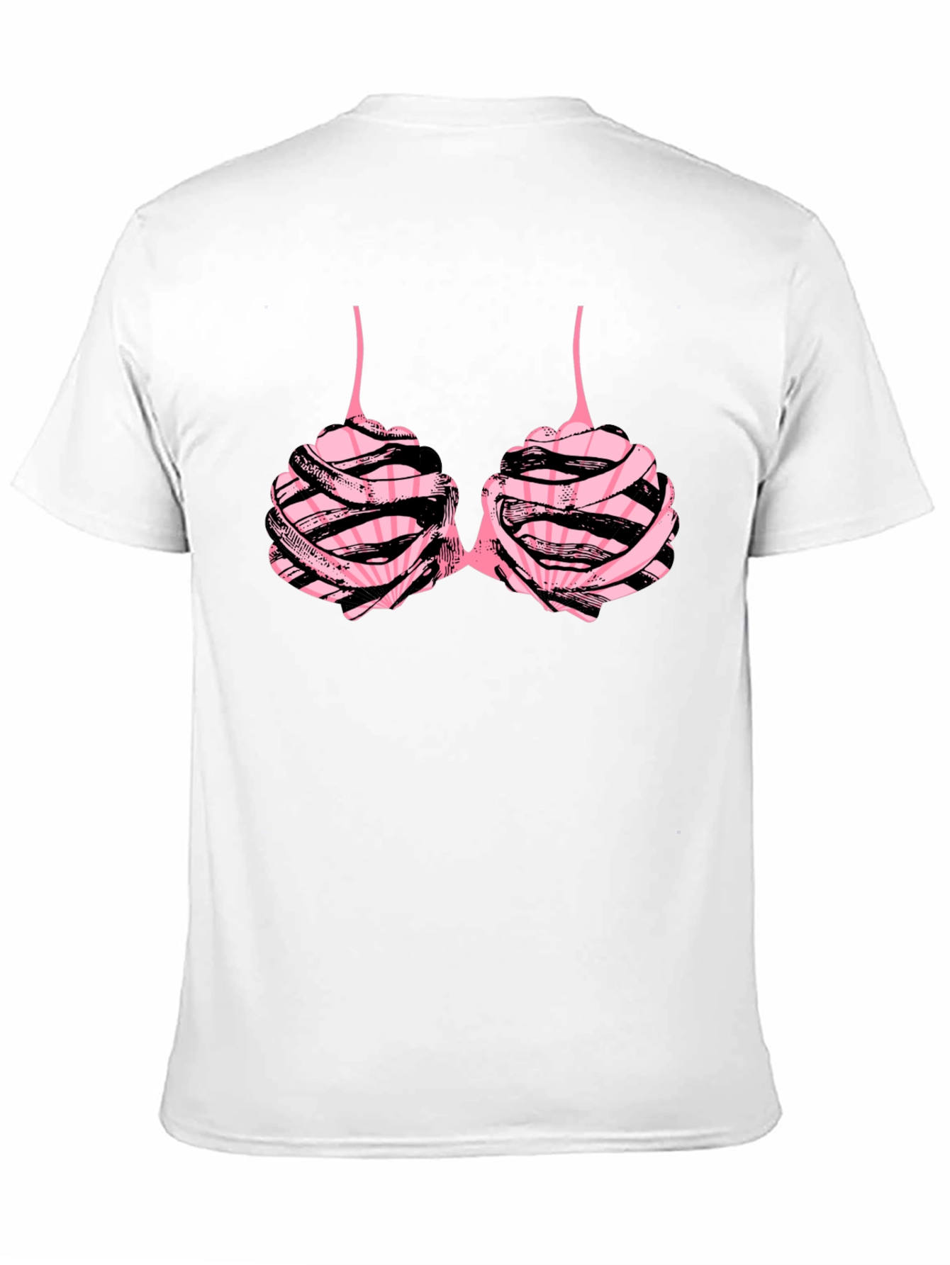 Black Funny Bra T-Shirt view 11