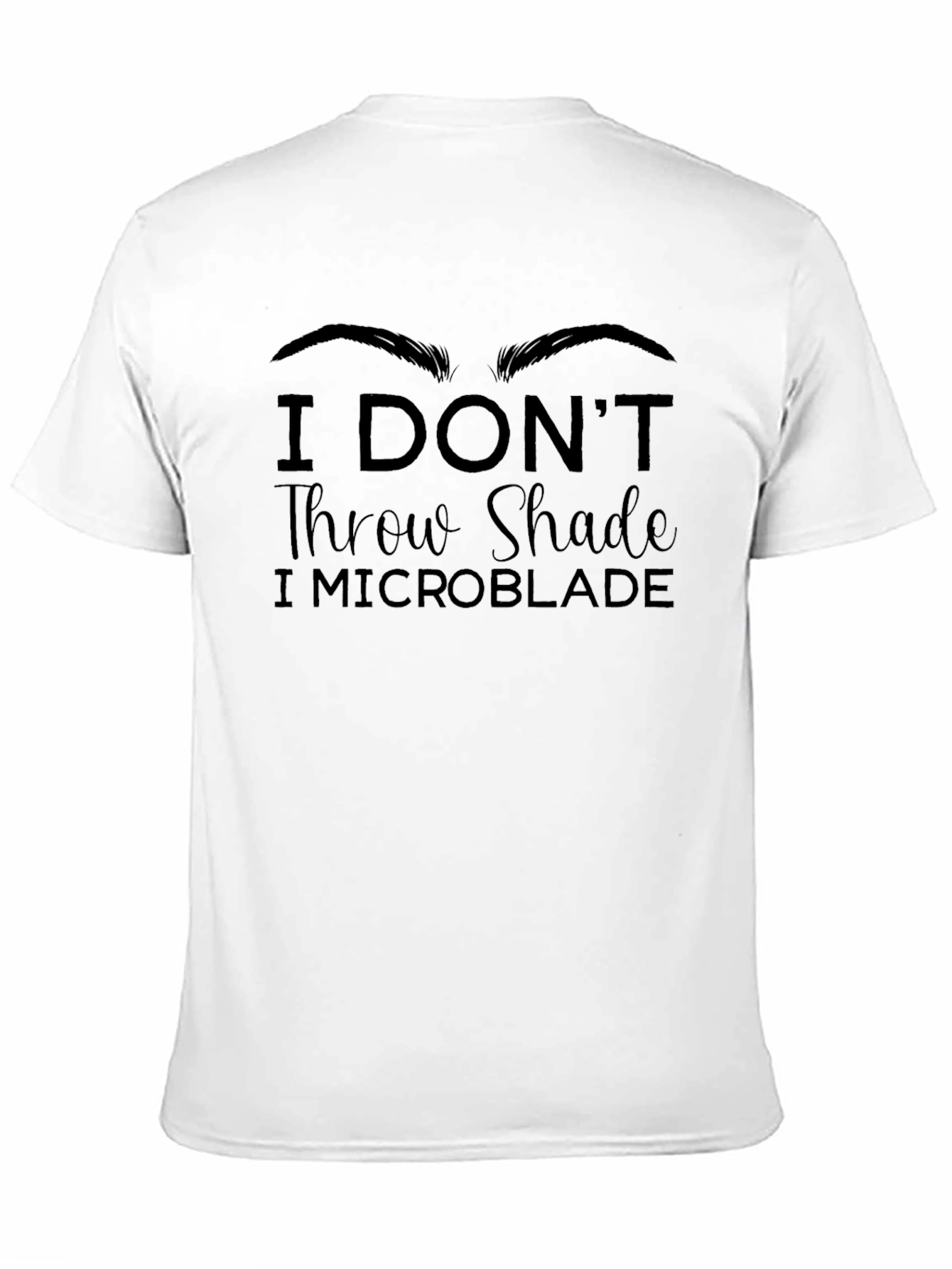 Black I Microblade Graphic Tee - Unisex Fashion T-Shirt view 11